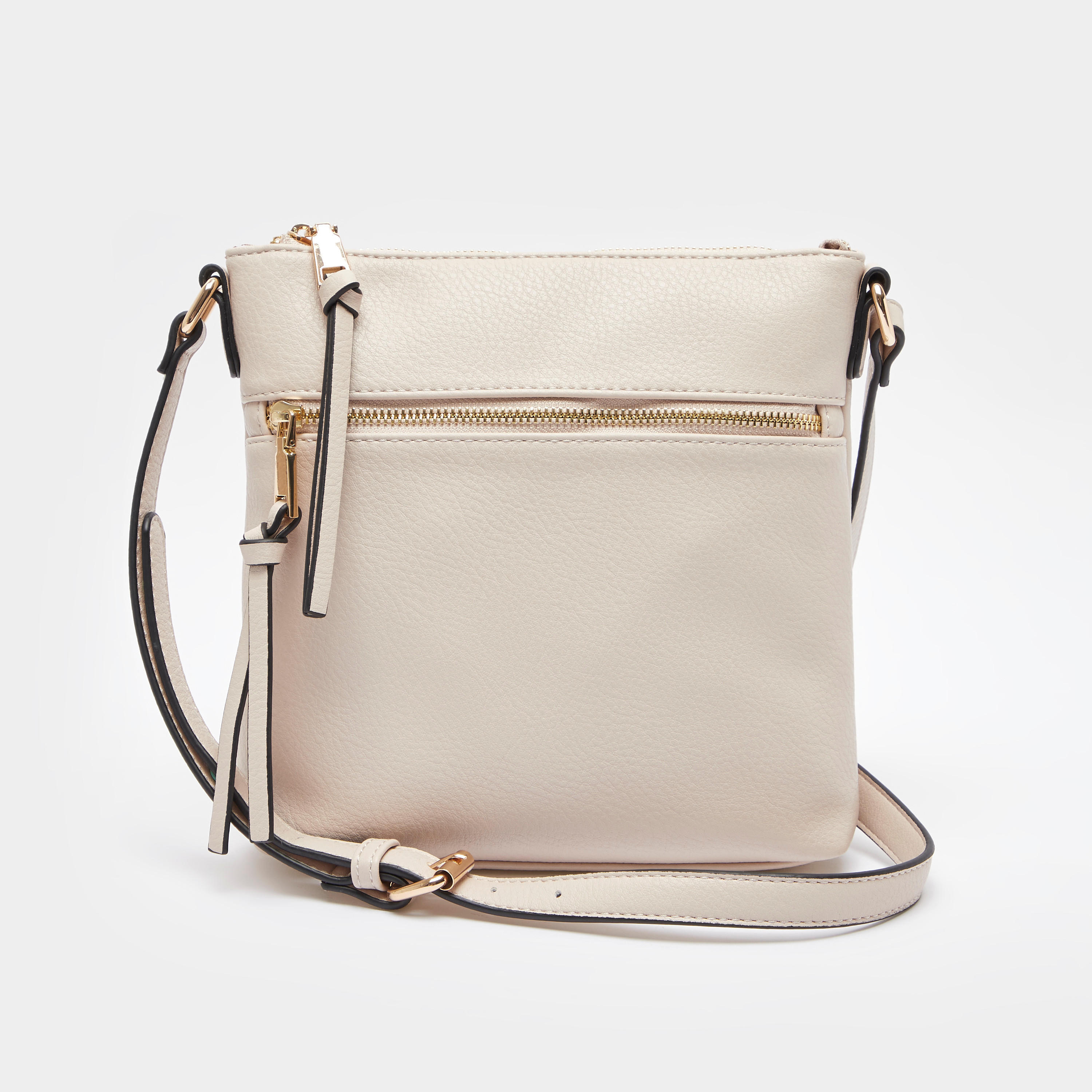Celeste Solid Crossbody Bag with Adjustable Strap-women-bagsandwallets-handbags-image-1