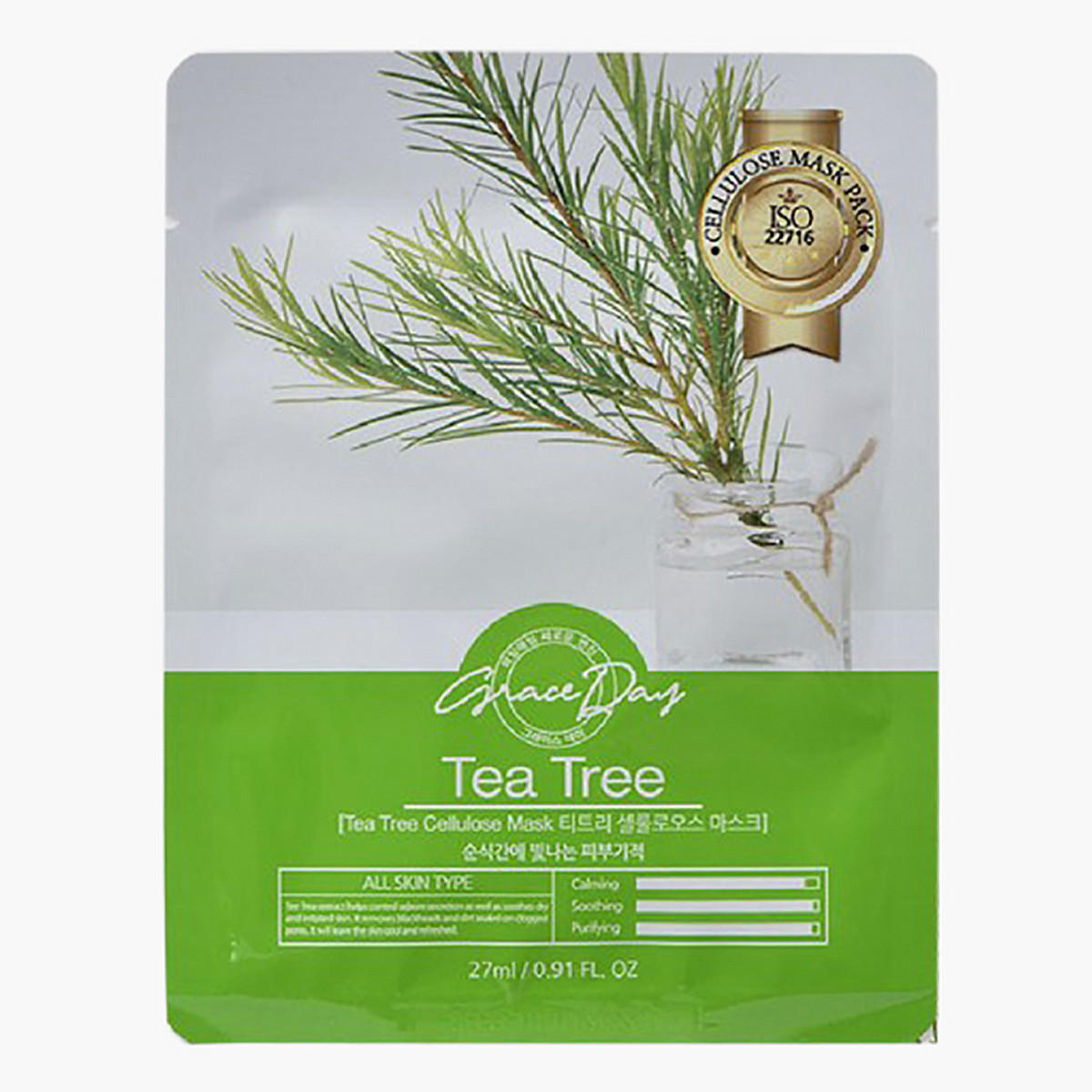 Grace Day Tea Tree Traditional Oriental Sheet Mask-beautyandpersonalcare-kbeauty-skin-masks-sheetmask-image-1