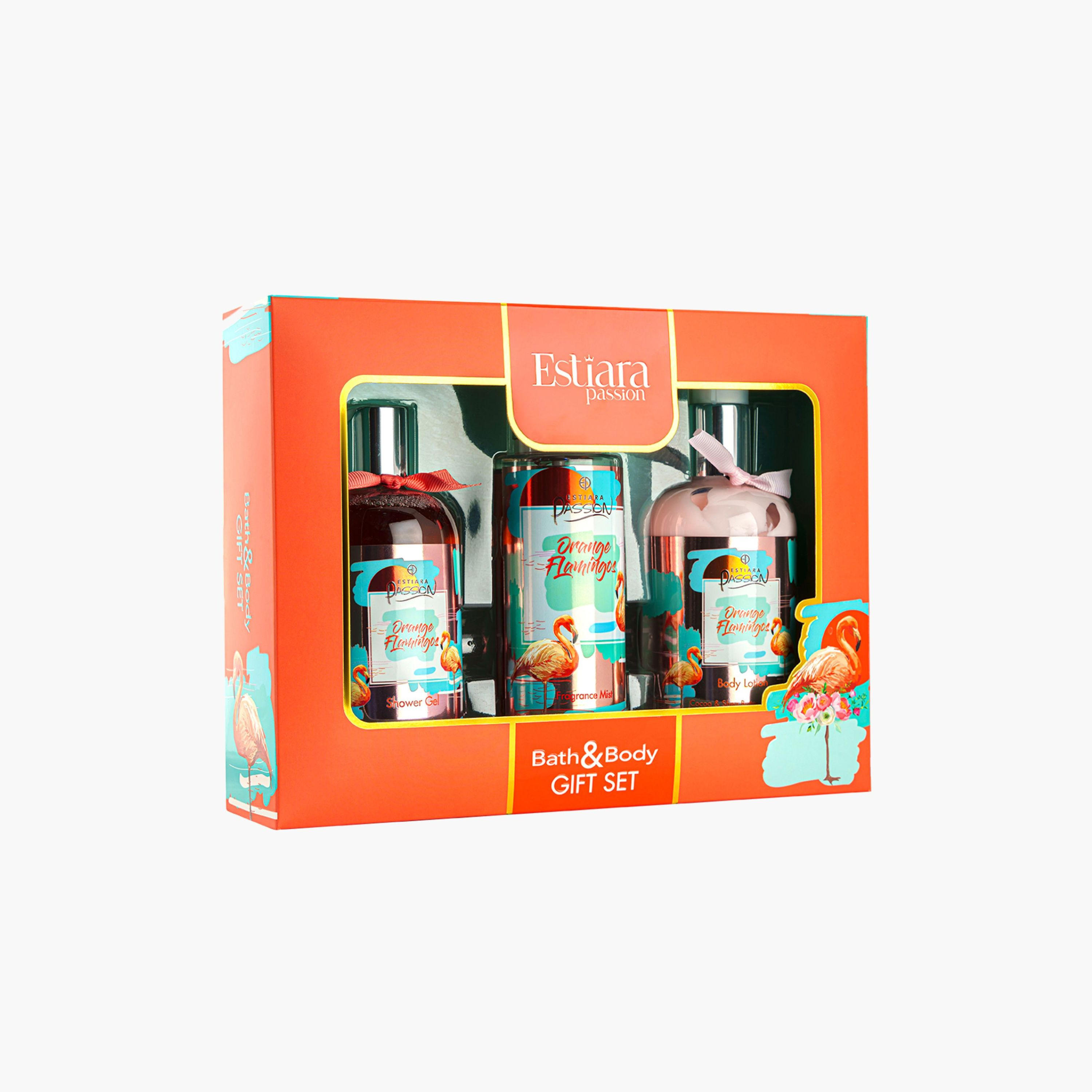 طقم هدايا 3 قطع أورانج فلامينجو من إستيارا باشن-beautyandpersonalcare-giftsets-image-1