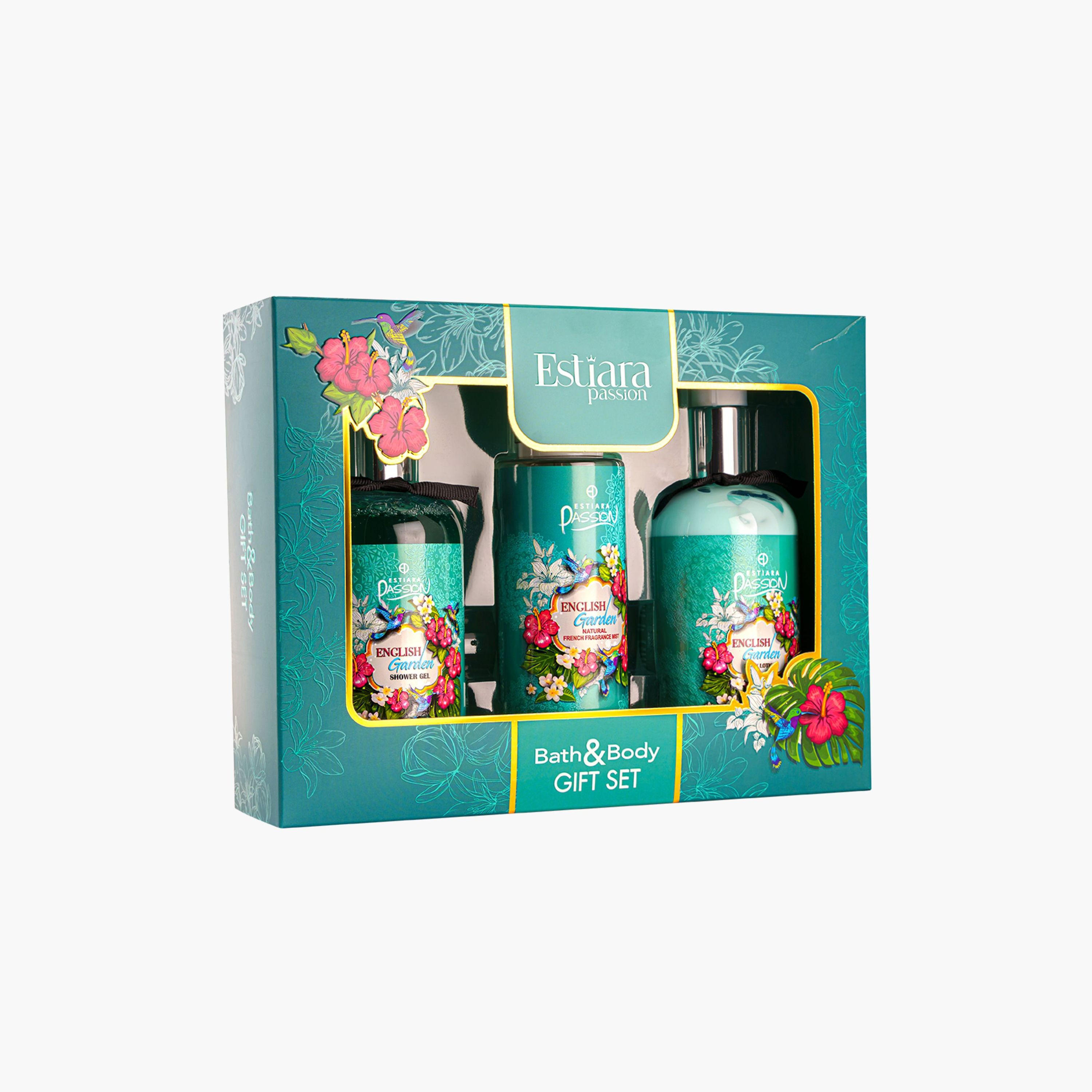 Estiara Passion English Garden 3-Piece Gift Set-beautyandpersonalcare-bathandbody-giftsets-image-1