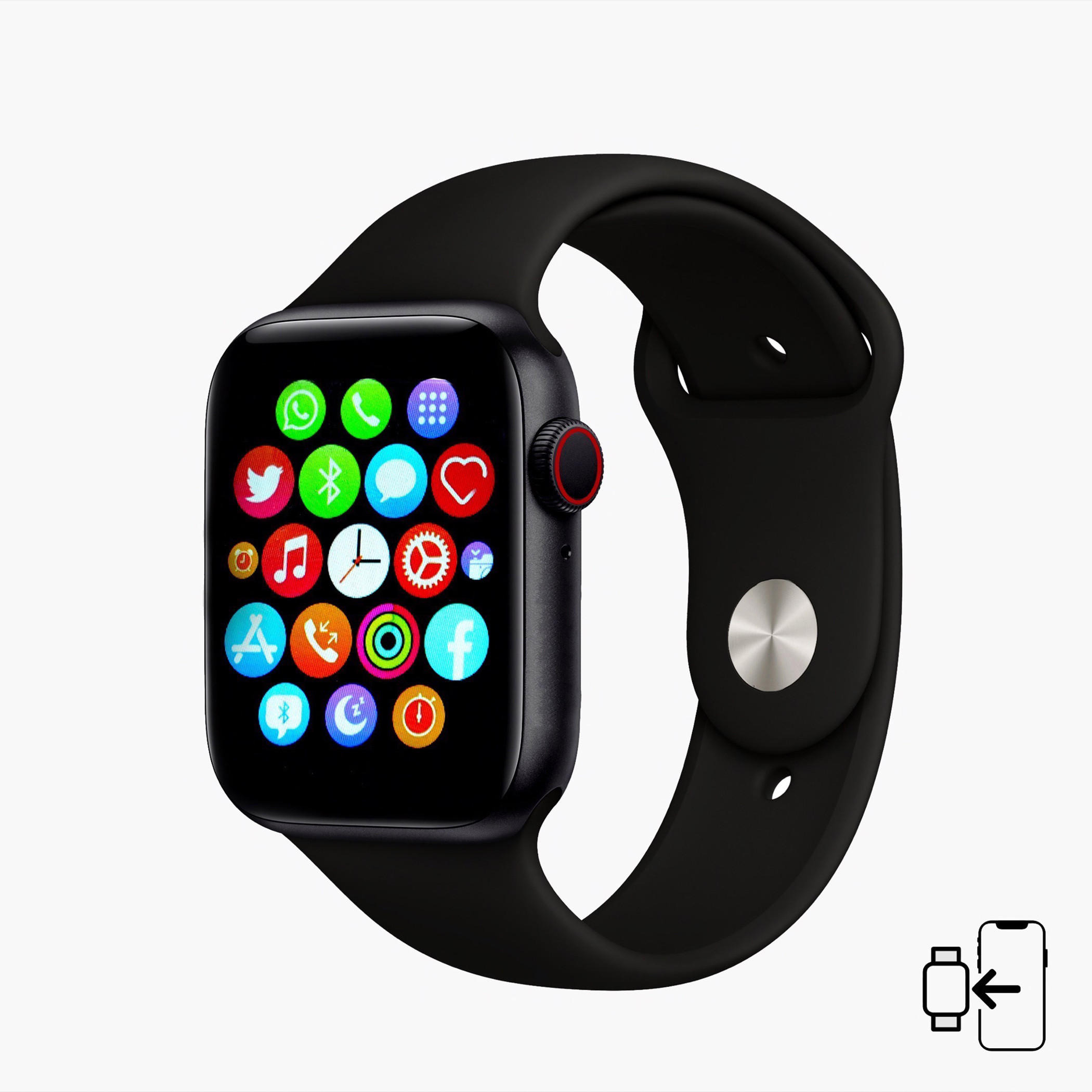 Smartwatch with Bluetooth and Touch Screen Features-electronics-smartwatches-image-1