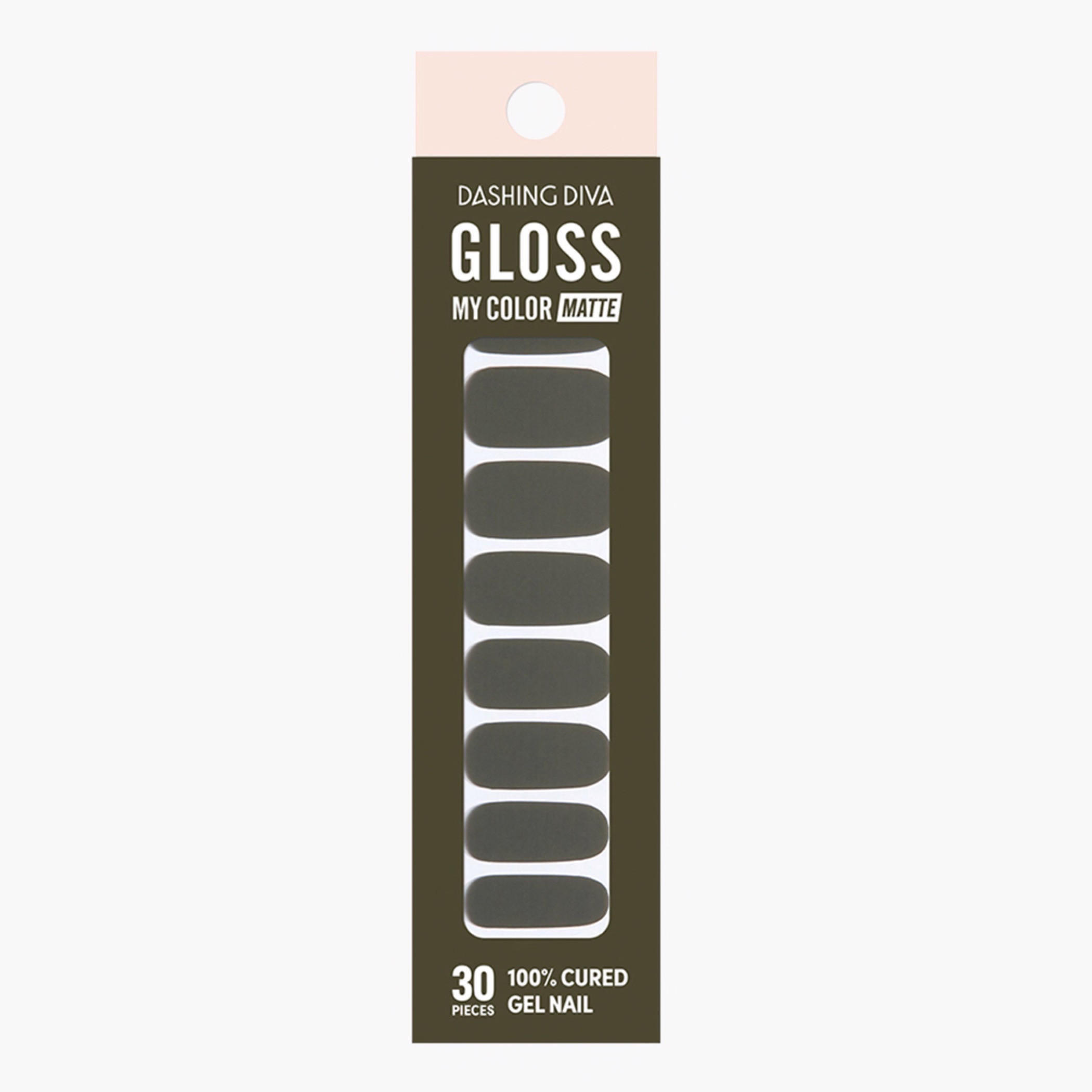 Dashing Diva Gloss Matte Forest Gel Nail Strip - Set of 30-beautyandpersonalcare-giftsets-image-1