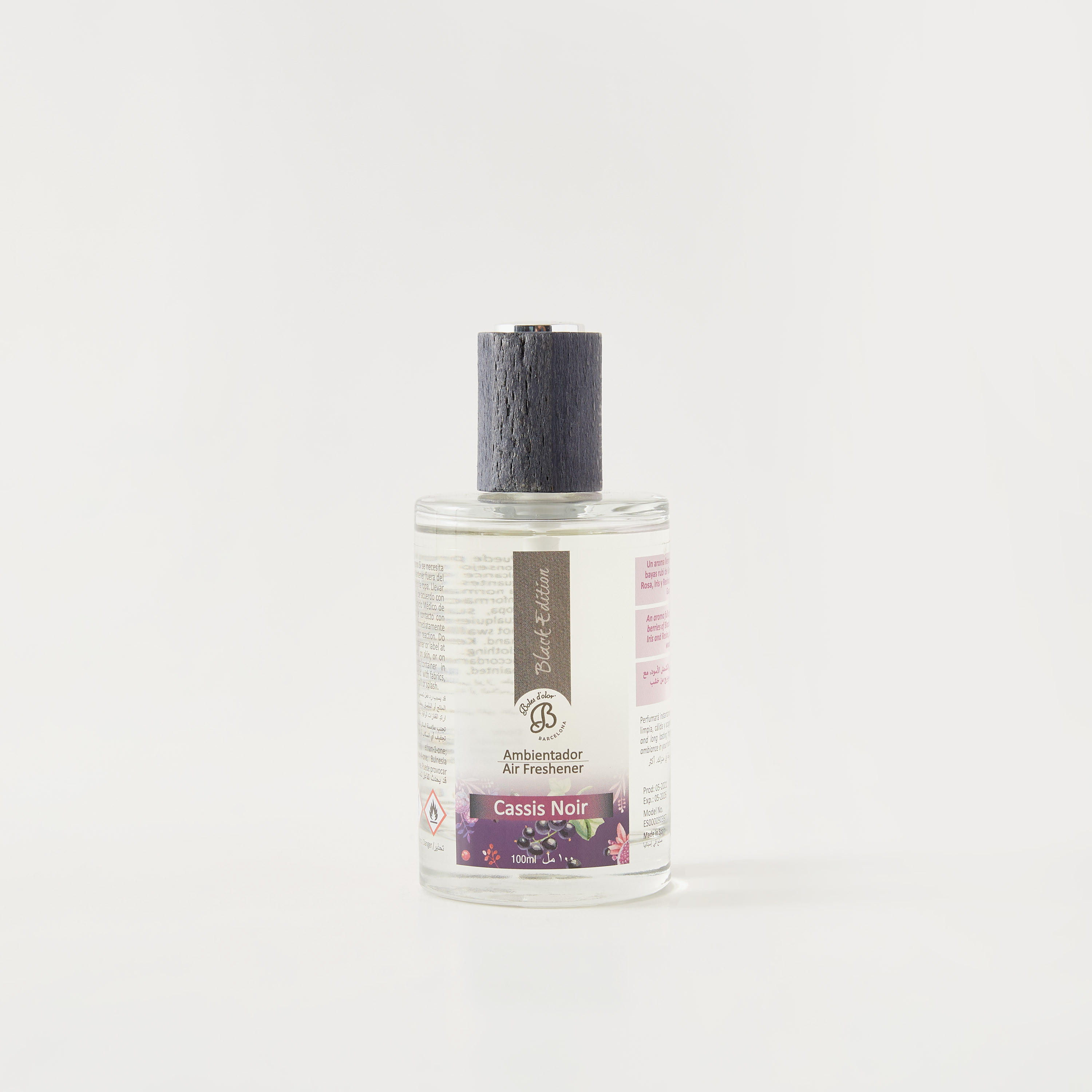 Boles d' Olor Black Edition Cassis Noir Scented Air Freshener - 100 ml-household-homefragrance-potpourri-image-1