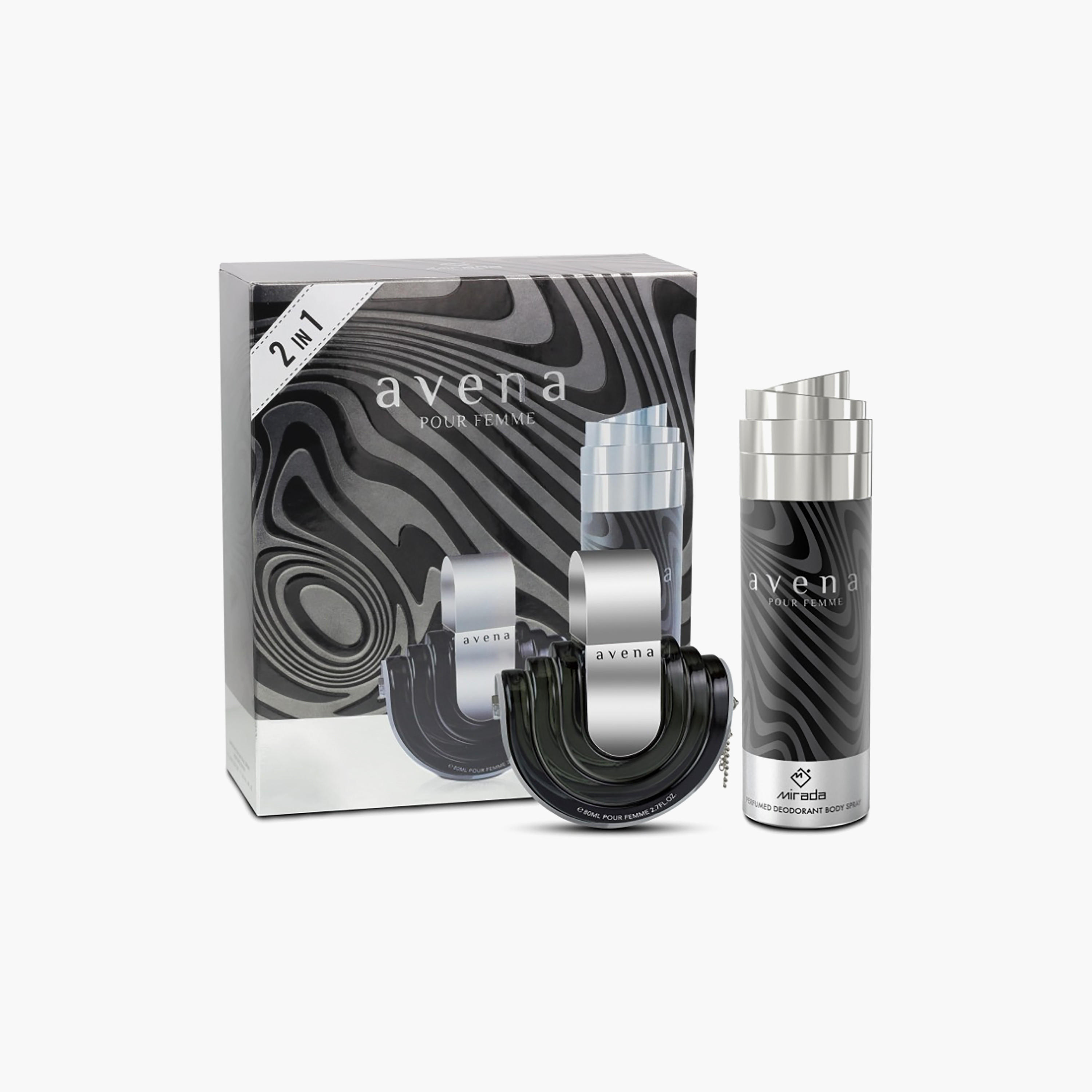 Avena Pour Femme 2P Gift Set - 80 Ml - Deo 200 Ml-beautyandpersonalcare-fragrance-women-image-3