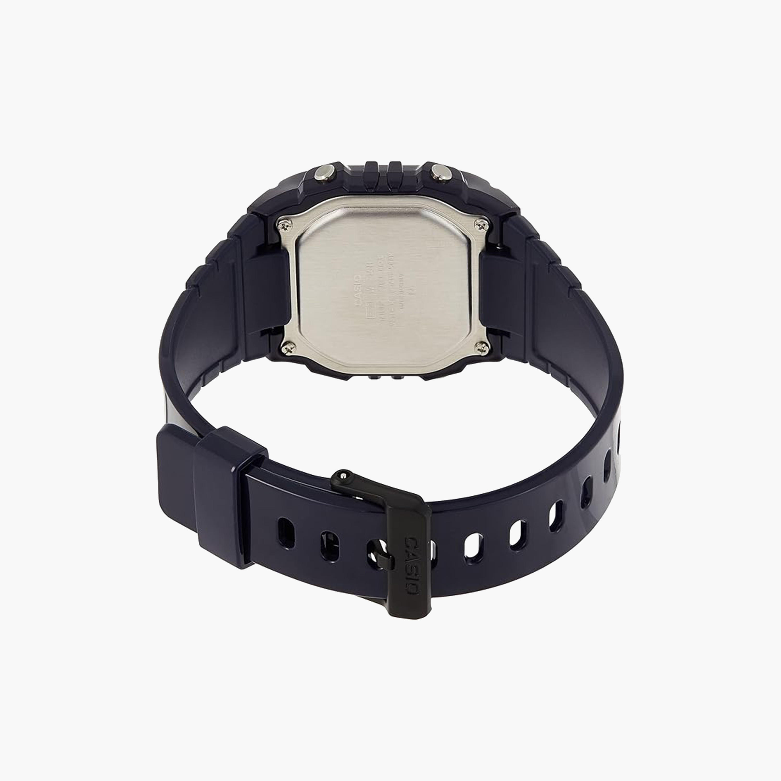 Casio Men's 44 MM Blue Digital Plastic Strap Watch | W-215H-2AVDF-men-watchesandjewellery-watches-image-3