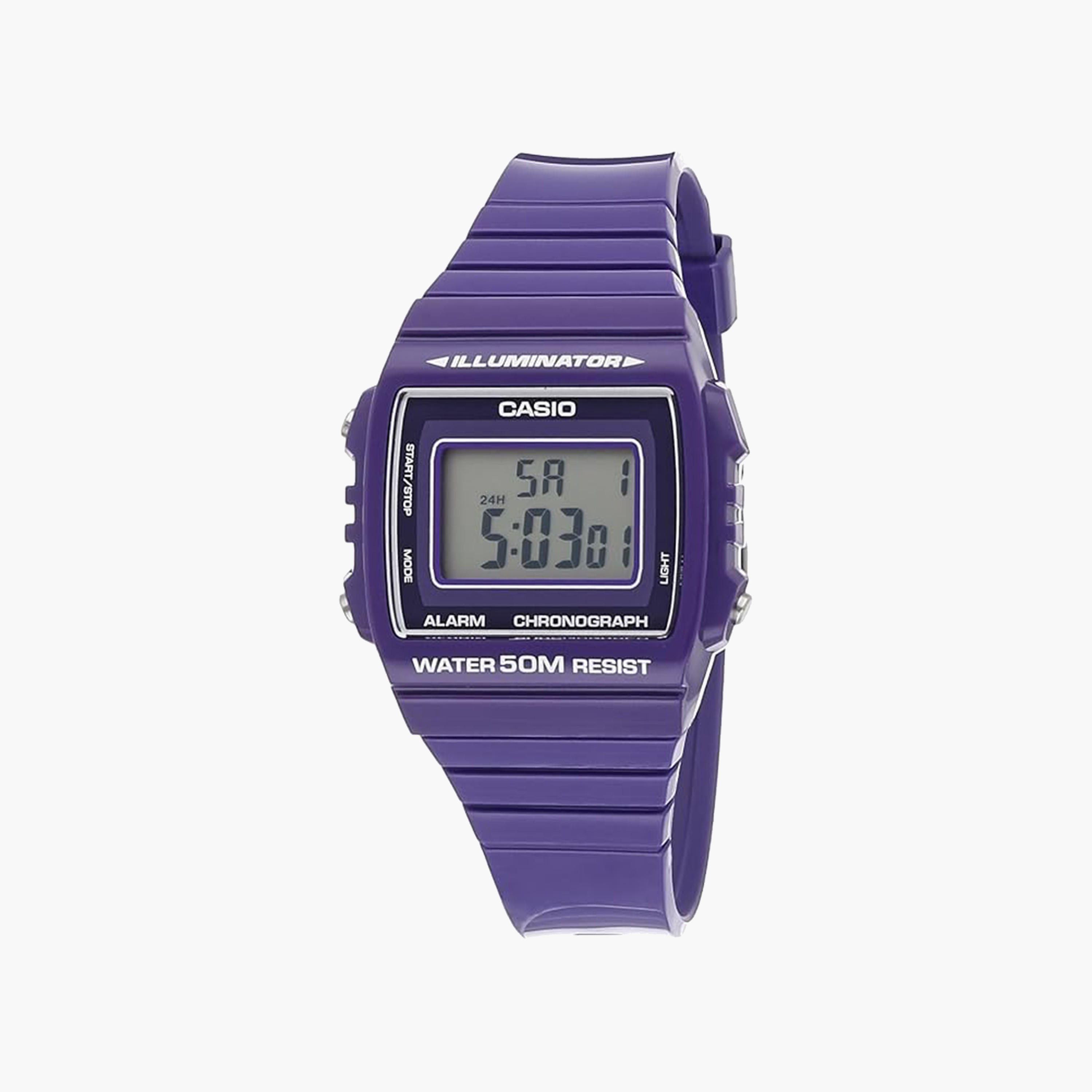 Casio Men's 44 MM Blue Digital Plastic Strap Watch | W-215H-2AVDF-men-watchesandjewellery-watches-image-6