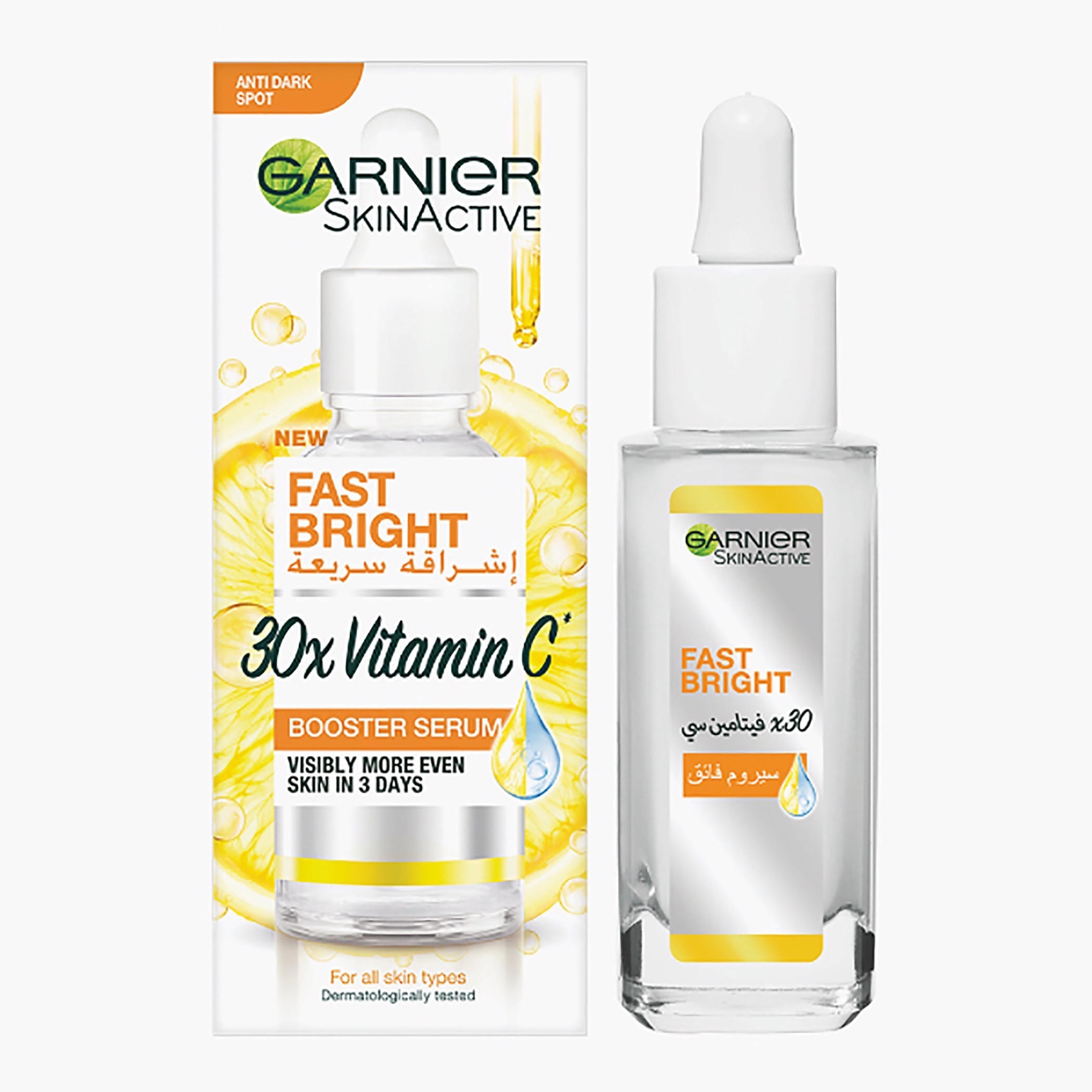 Garnier SkinActive Fast Bright 30x Vitamin C Booster Serum - 30 ml-beautyandpersonalcare-skin-treatmentsandserums-image-2