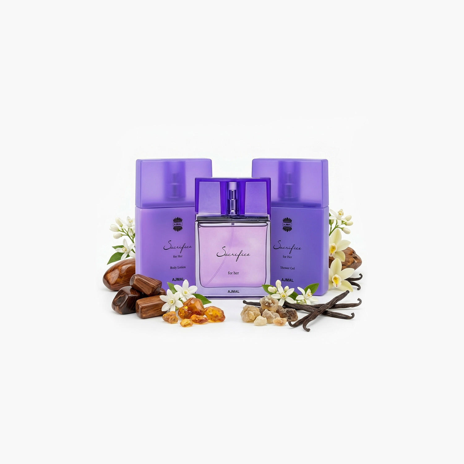 طقم هدايا 3 قطع فور هير للنساء من أجمل ساكريفايس-beautyandpersonalcare-giftsets-image-3