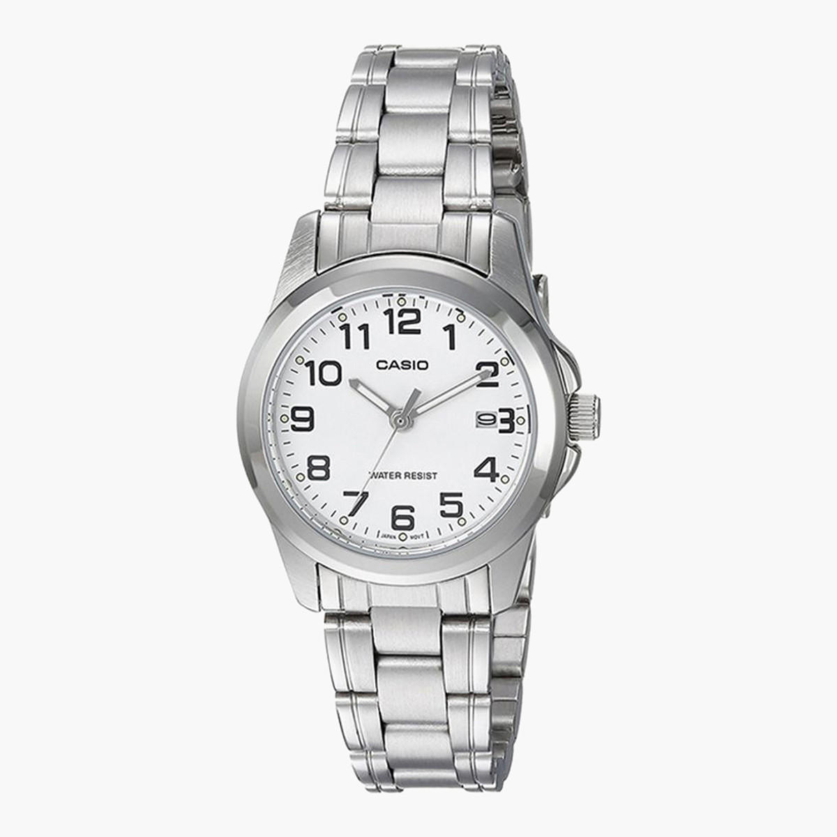 LTP-1215A-7B2DF- راقب حزام ستانليس ستيل تناظرية بني للنساء كاسيو-women-watchesandjewellery-watches-image-1