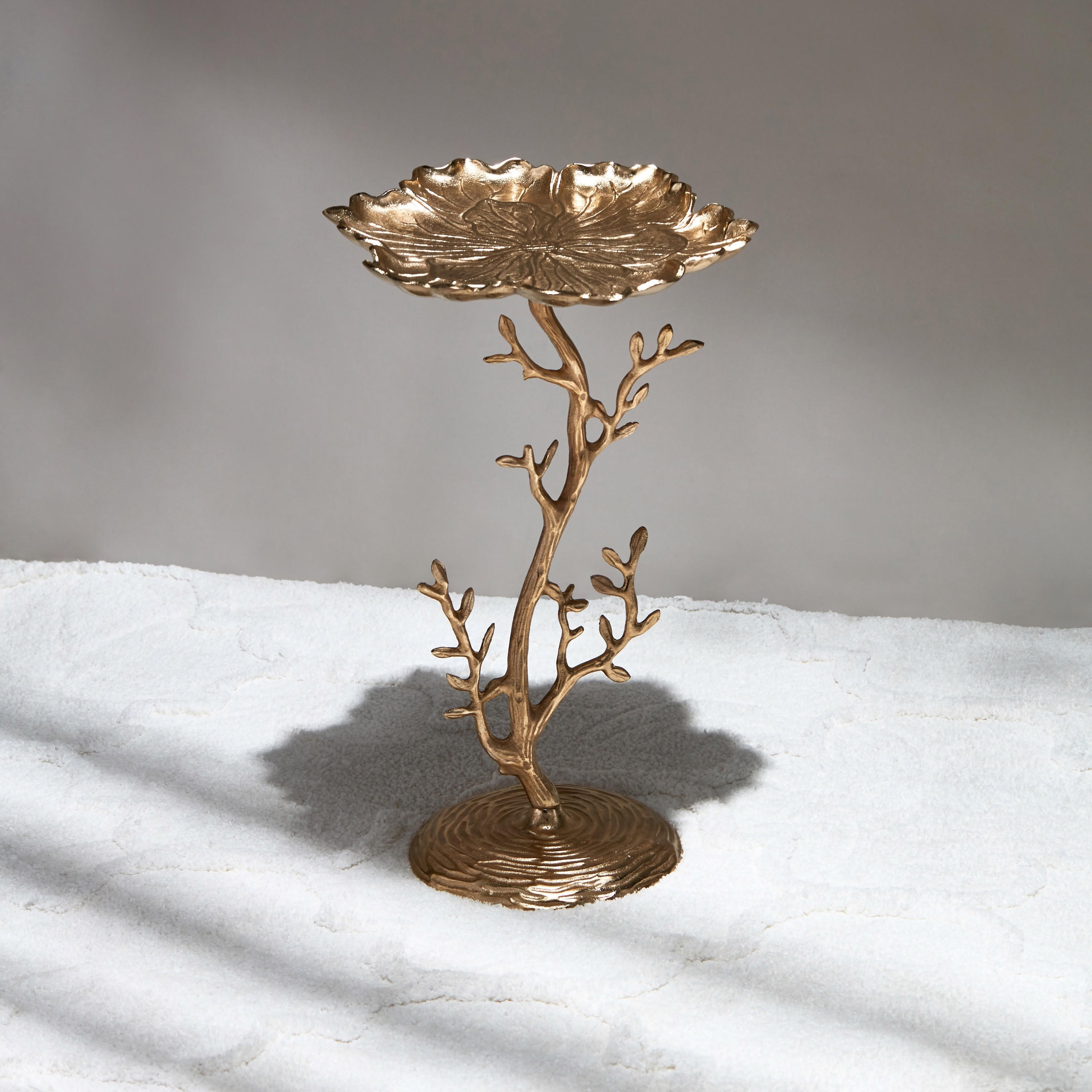 Floral Accent Table - 35x35x35 cms-furniture-livingroom-sideandendtables-image-1