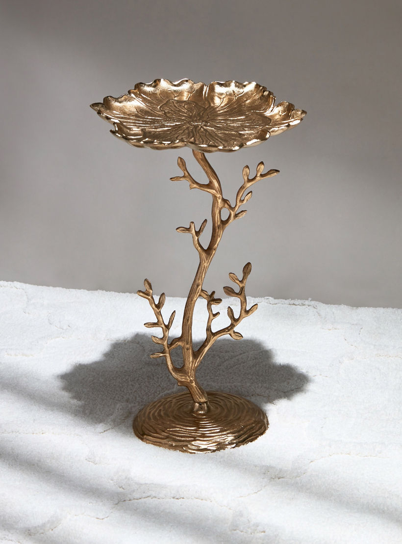 Floral Accent Table - 35x35x35 cms-furniture-livingroom-sideandendtables-image-1