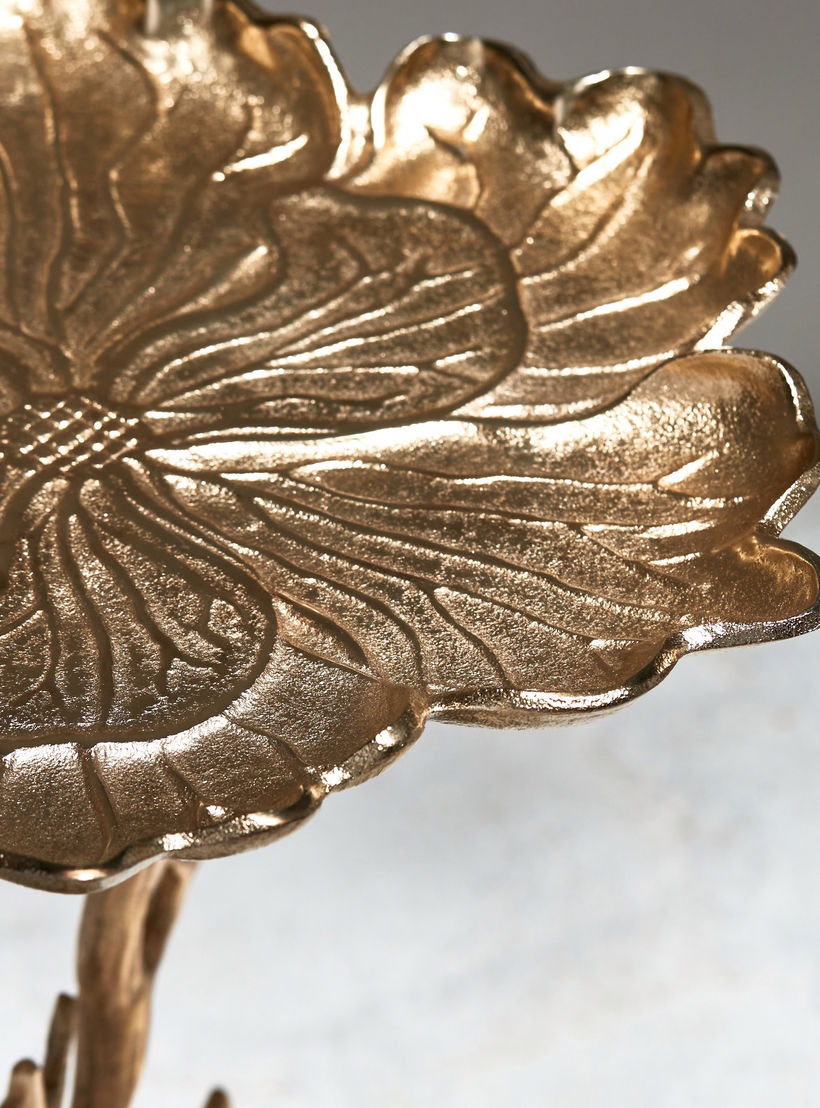 Floral Accent Table - 35x35x35 cms-furniture-livingroom-sideandendtables-image-3
