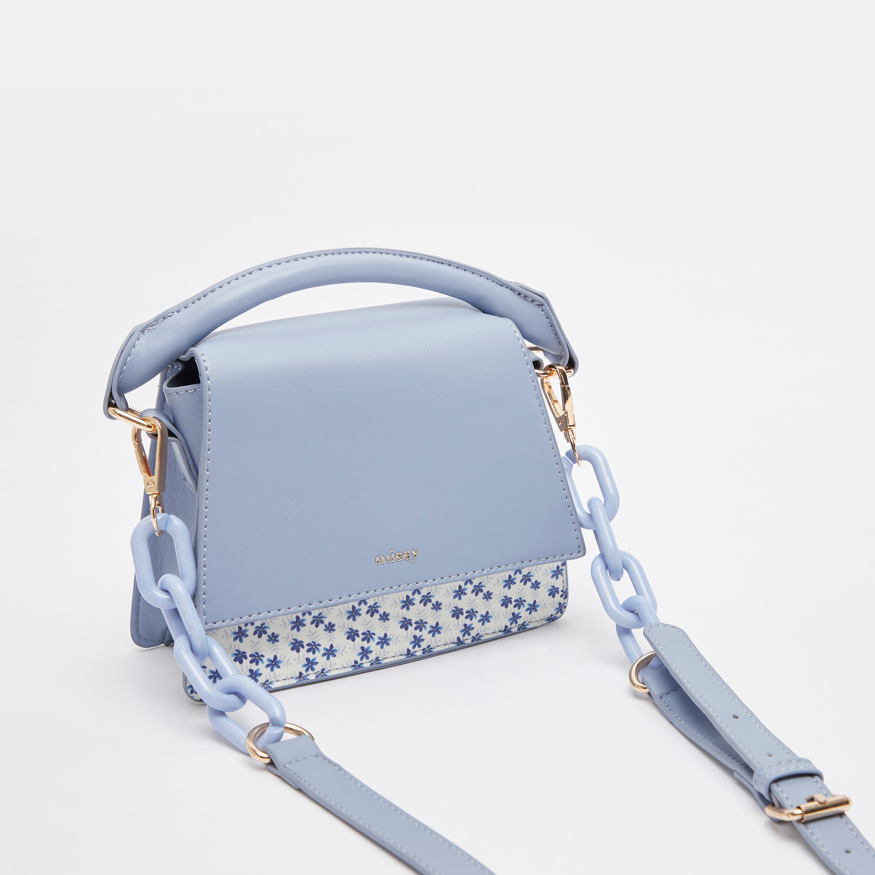 شنطة ساتشيل بطبعات زهور وطيّة اغلاق من ميسي-women-bagsandwallets-handbags-image-3