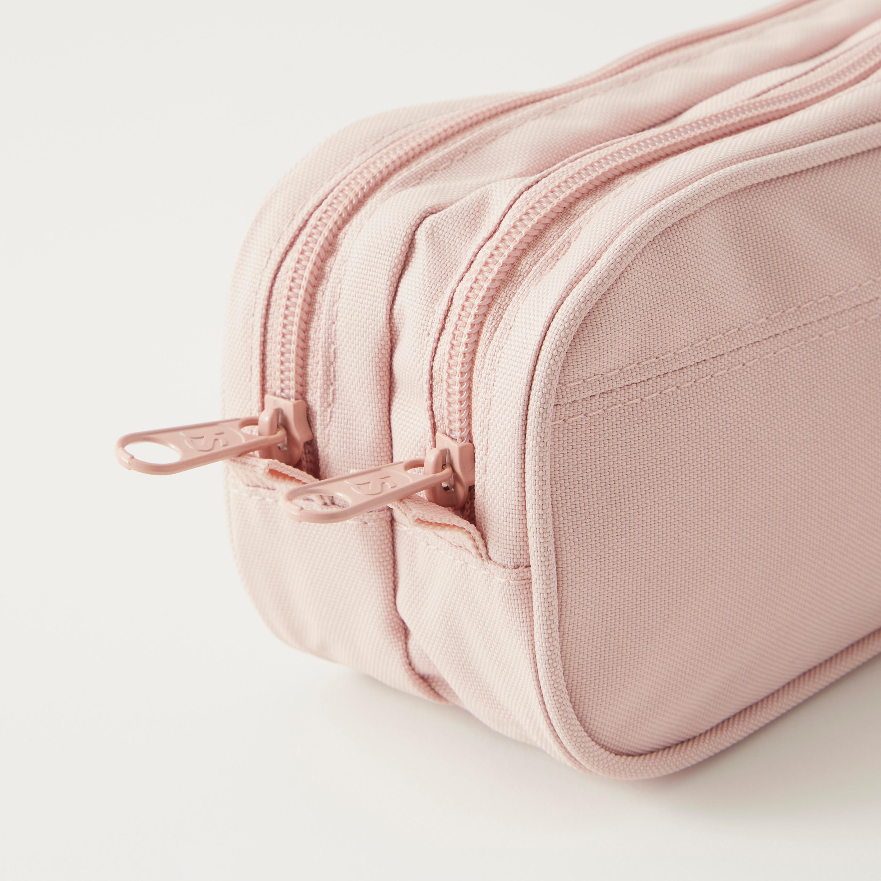Jansport Solid Double Compartment Pouch with Zip Closure - Lifetime Warranty-school-stationery-pencilcases-image-2