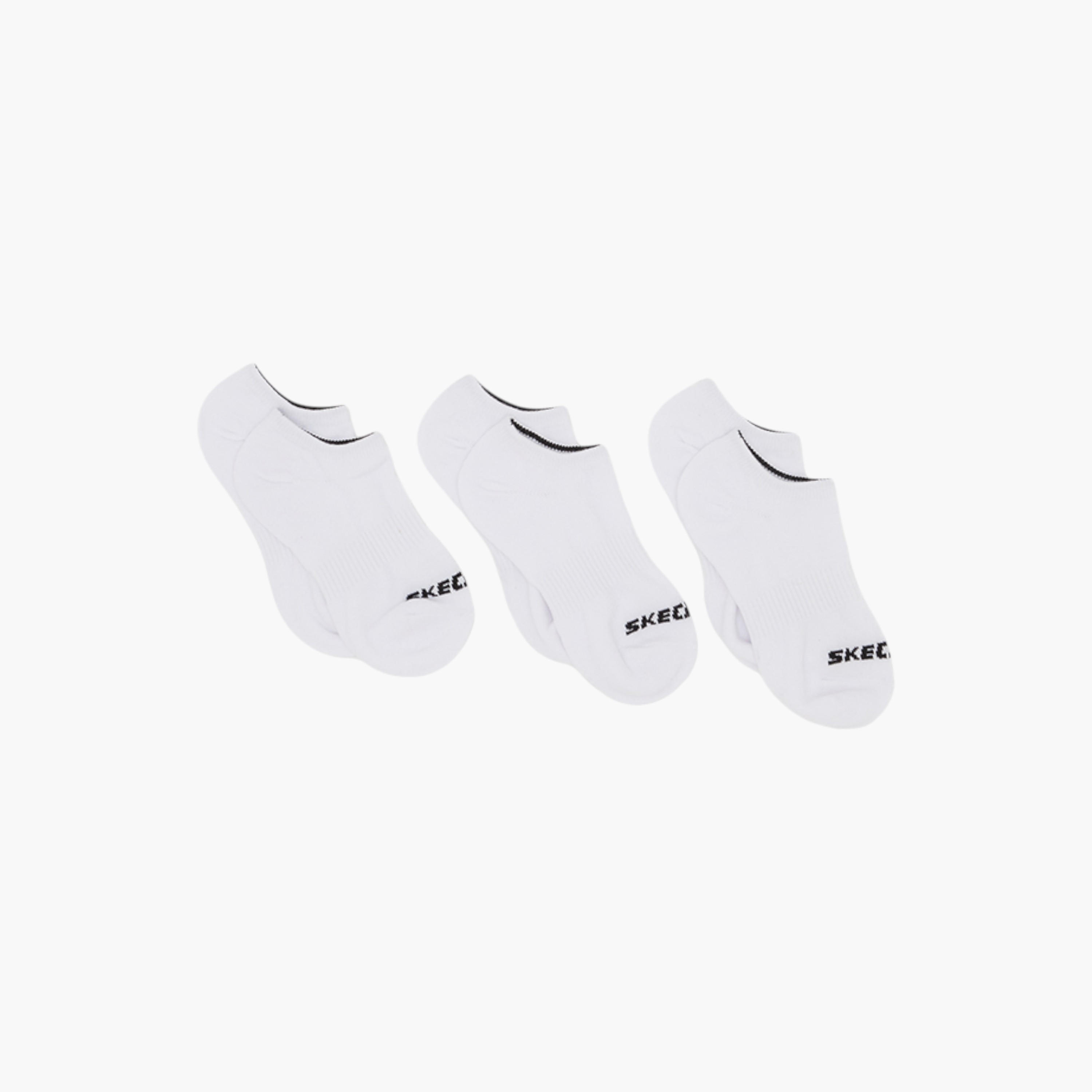 Skechers Printed Ankle Length Sports Socks - Set of 3-girls-accessories-socks-image-1