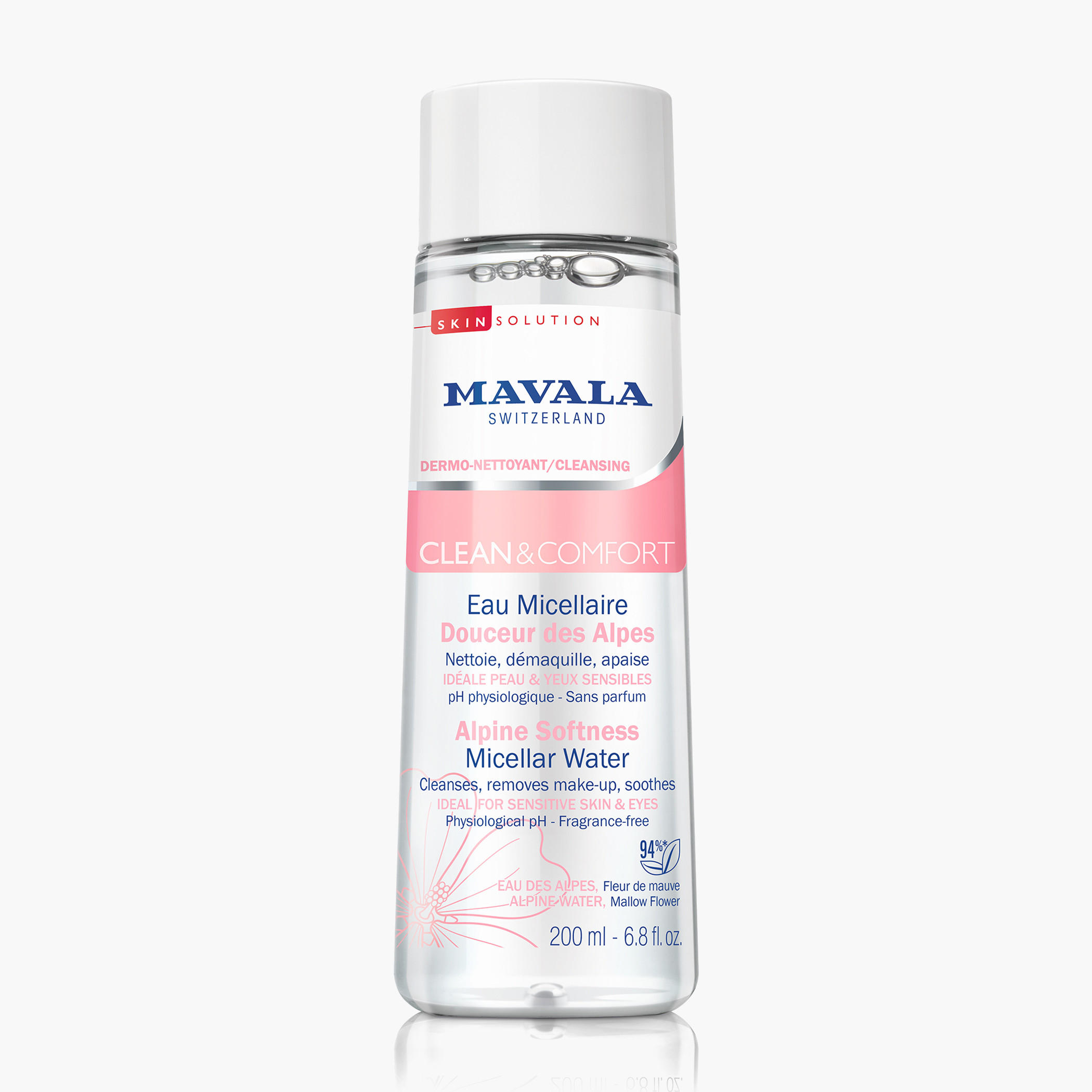 Mavala Clean and Comfort Alpine Softness Micellar Water - 200 ml-beautyandpersonalcare-makeup-face-makeupremovers-image-1