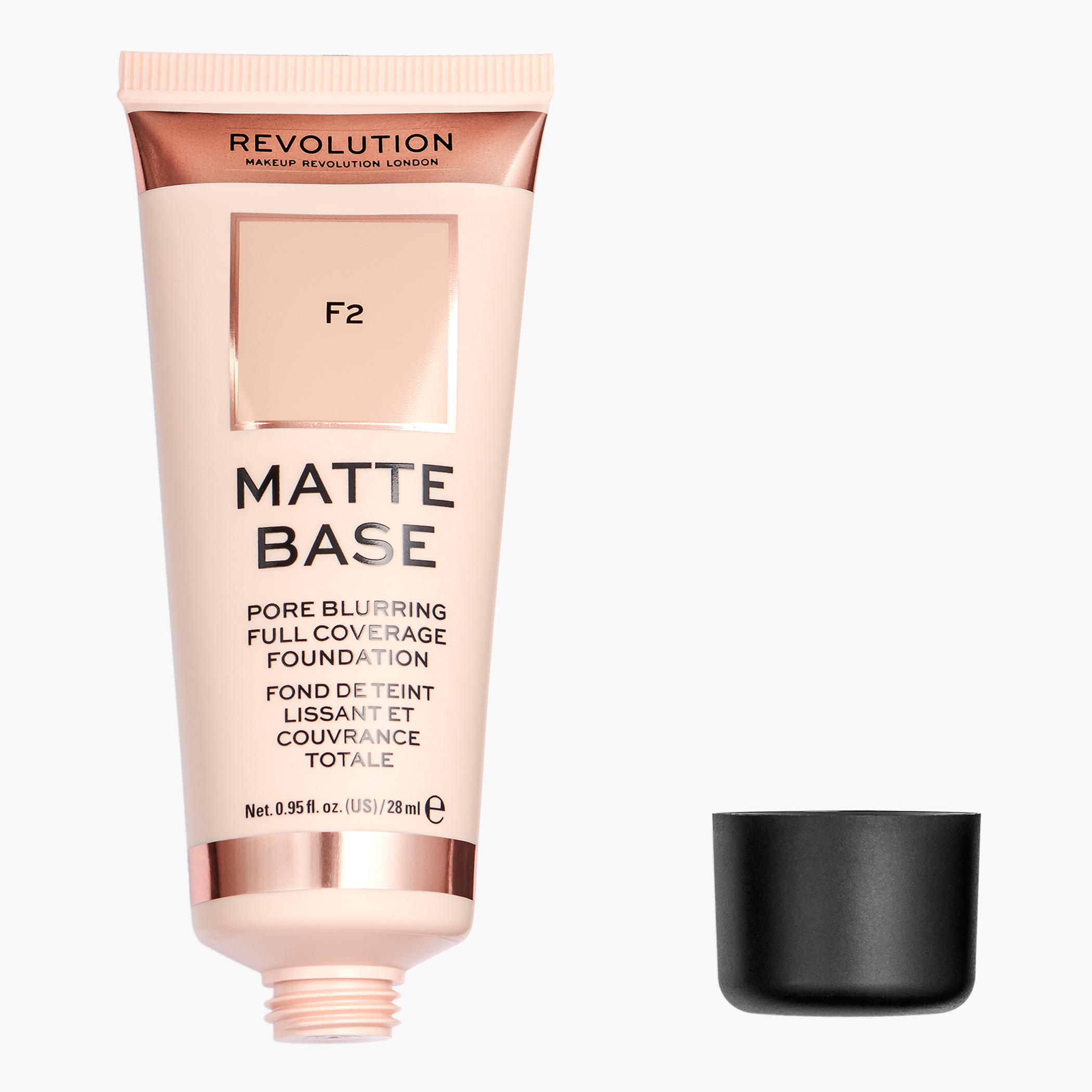كريم أساس مطفي من ميك أب ريفولوشن - 28 مل-beautyandpersonalcare-makeup-face-foundations-image-1