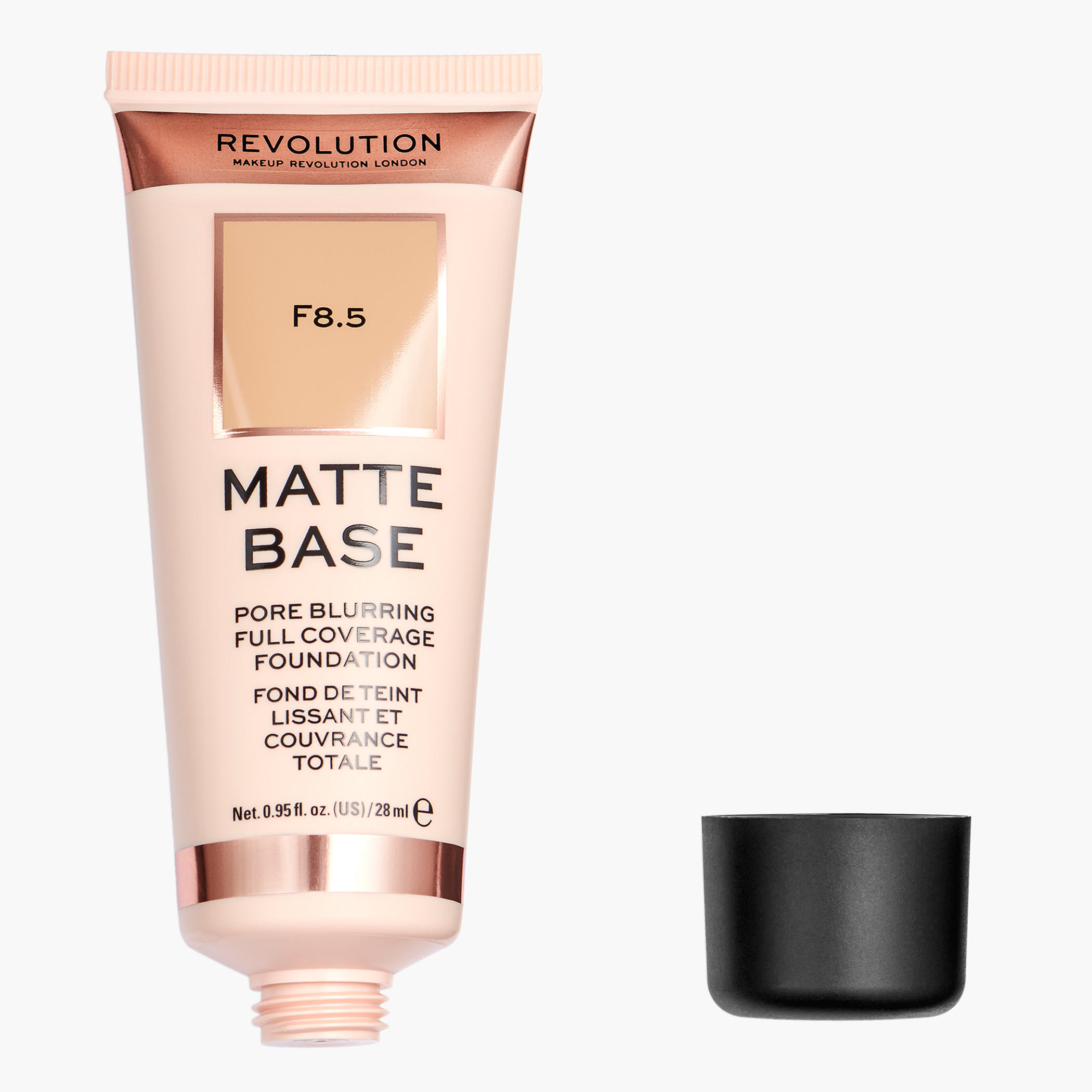 كريم أساس مطفي من ميك أب ريفولوشن - 28 مل-beautyandpersonalcare-makeup-face-foundations-image-25
