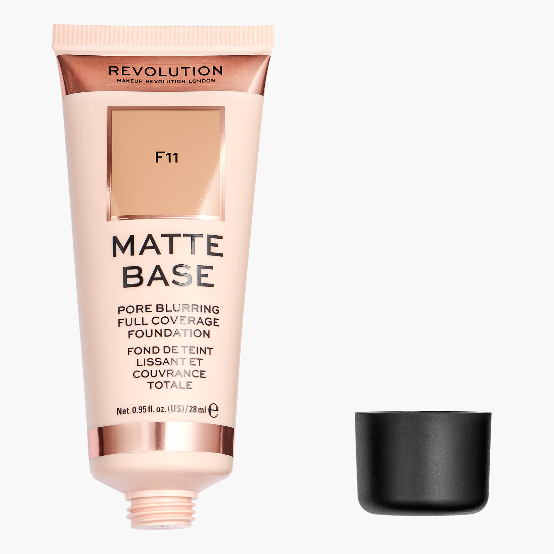 كريم أساس مطفي من ميك أب ريفولوشن - 28 مل-beautyandpersonalcare-makeup-face-foundations-image-36