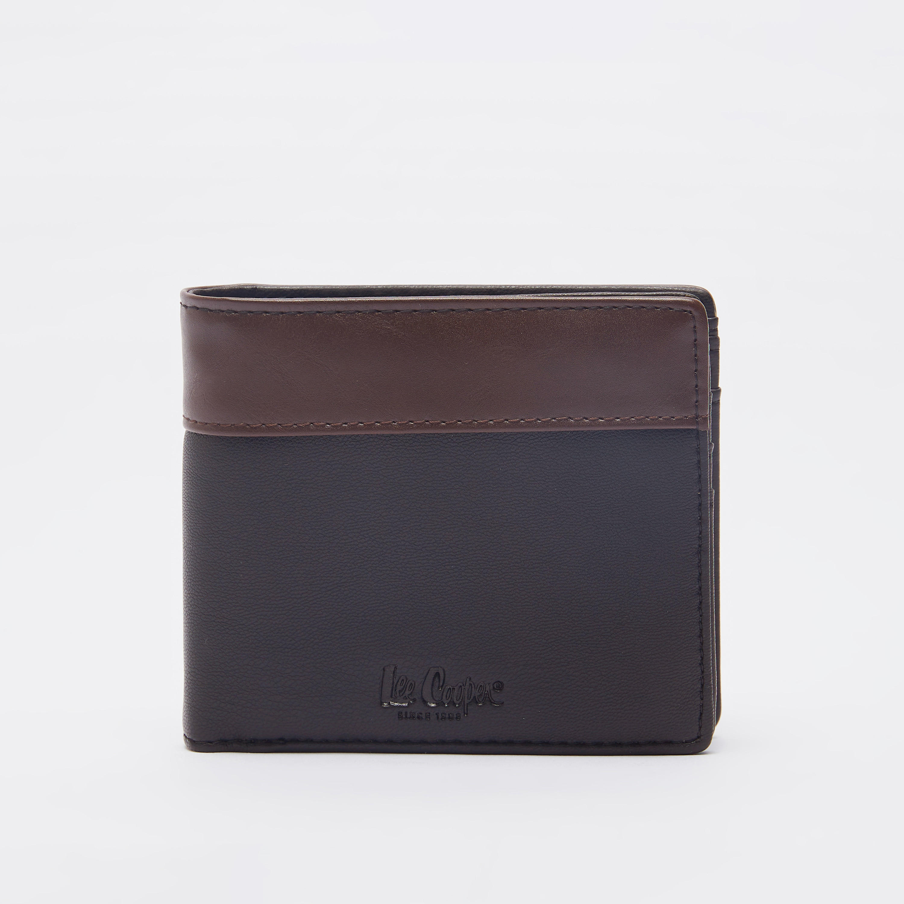 Lee Cooper Panelled Bi-Fold Wallet-men-beltsandwallets-wallets-image-1