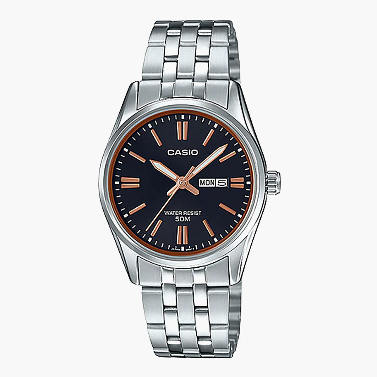 Casio Women Silver Analog Stainless Steel Strap Watch - LTP-1335D-1A2VDF-women-watchesandjewellery-watches-image-1