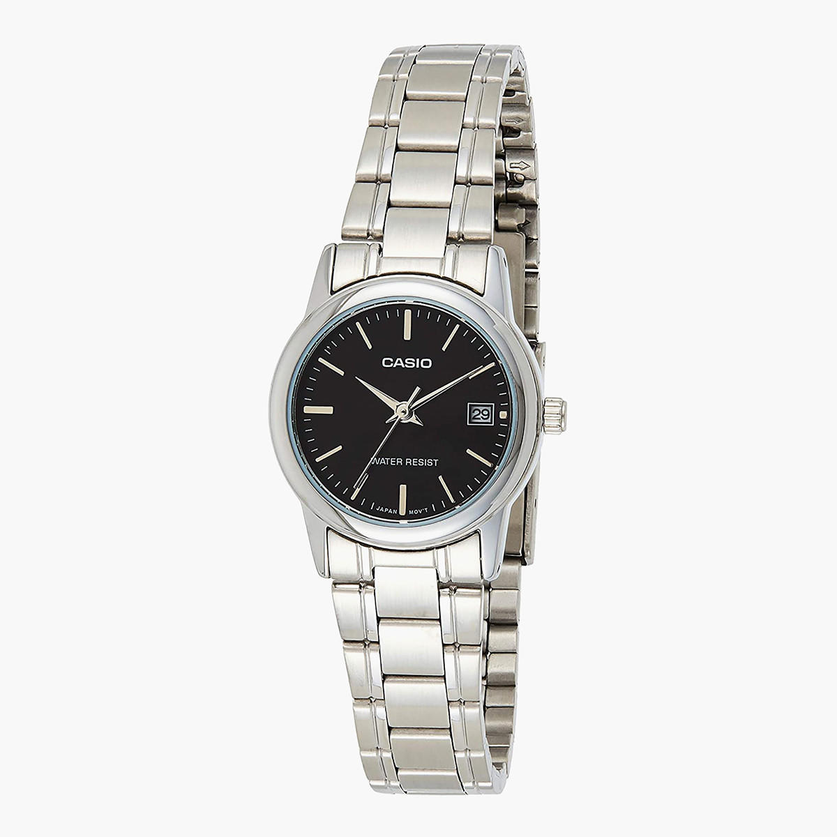 LTP-V002D-1AUDF- راقب حزام ستانليس ستيل تناظرية فضة للنساء كاسيو-women-watchesandjewellery-watches-image-1