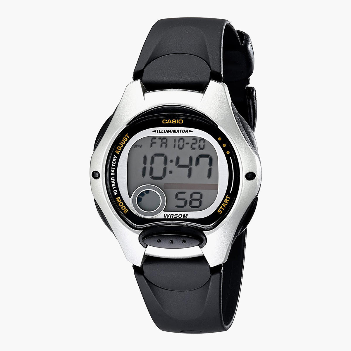 LW-200-1AVDF- راقب حزام راتنج رقميّة أسود للنساء كاسيو-women-watchesandjewellery-watches-image-1