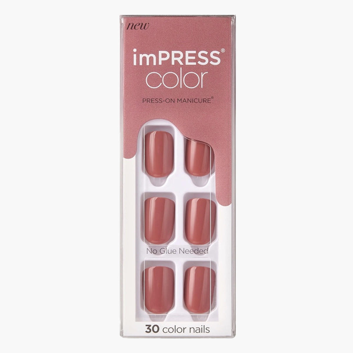Kiss Cosmetics 30-Piece Platonic Pink ImPRESS Press On Nails Set-beautyandpersonalcare-makeup-nails-artificialnails-image-1