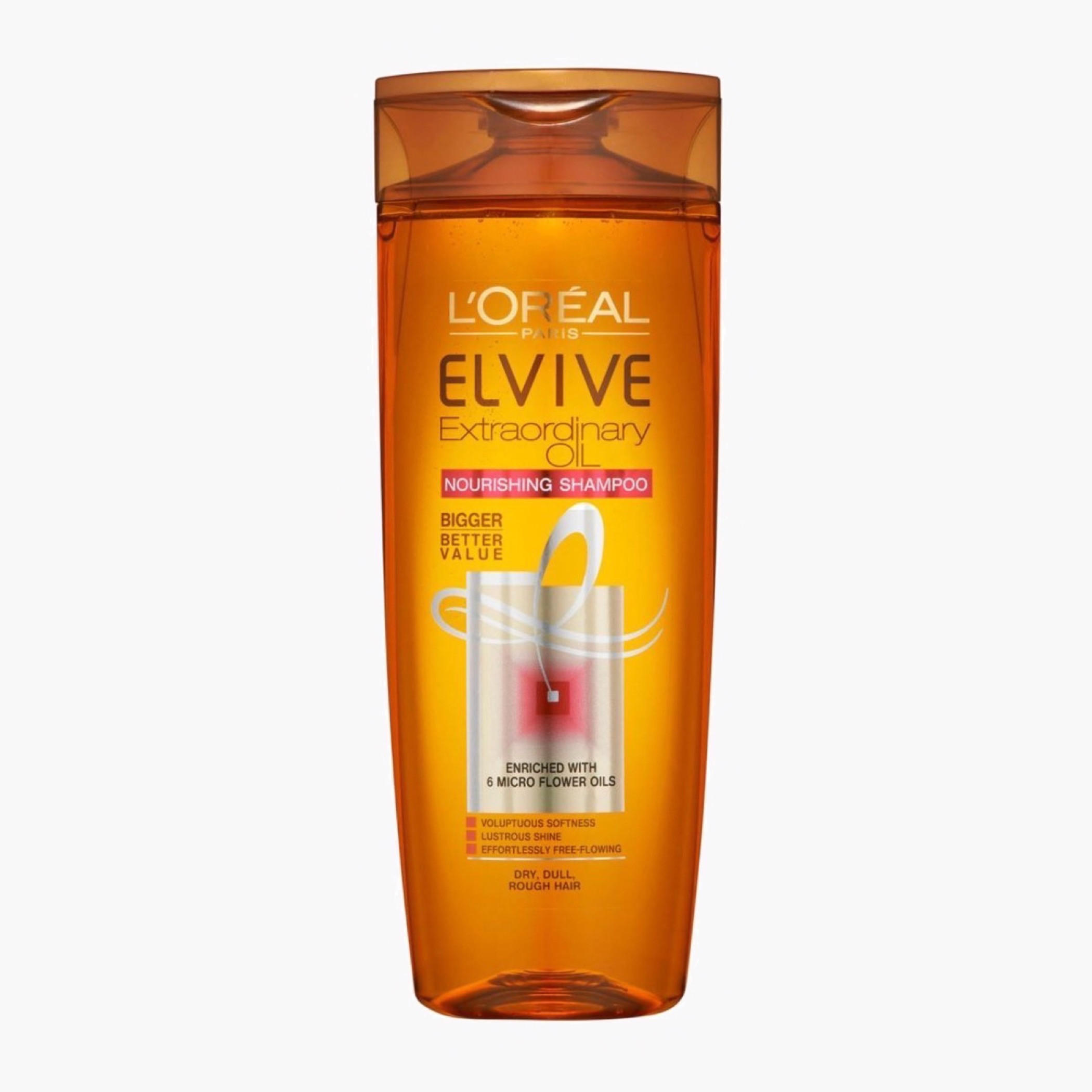 L'Oreal Paris Elvive Extraordinary Oil Shampoo for Dry Hair - 600 ml-beautyandpersonalcare-hair-haircare-shampoos-image-1