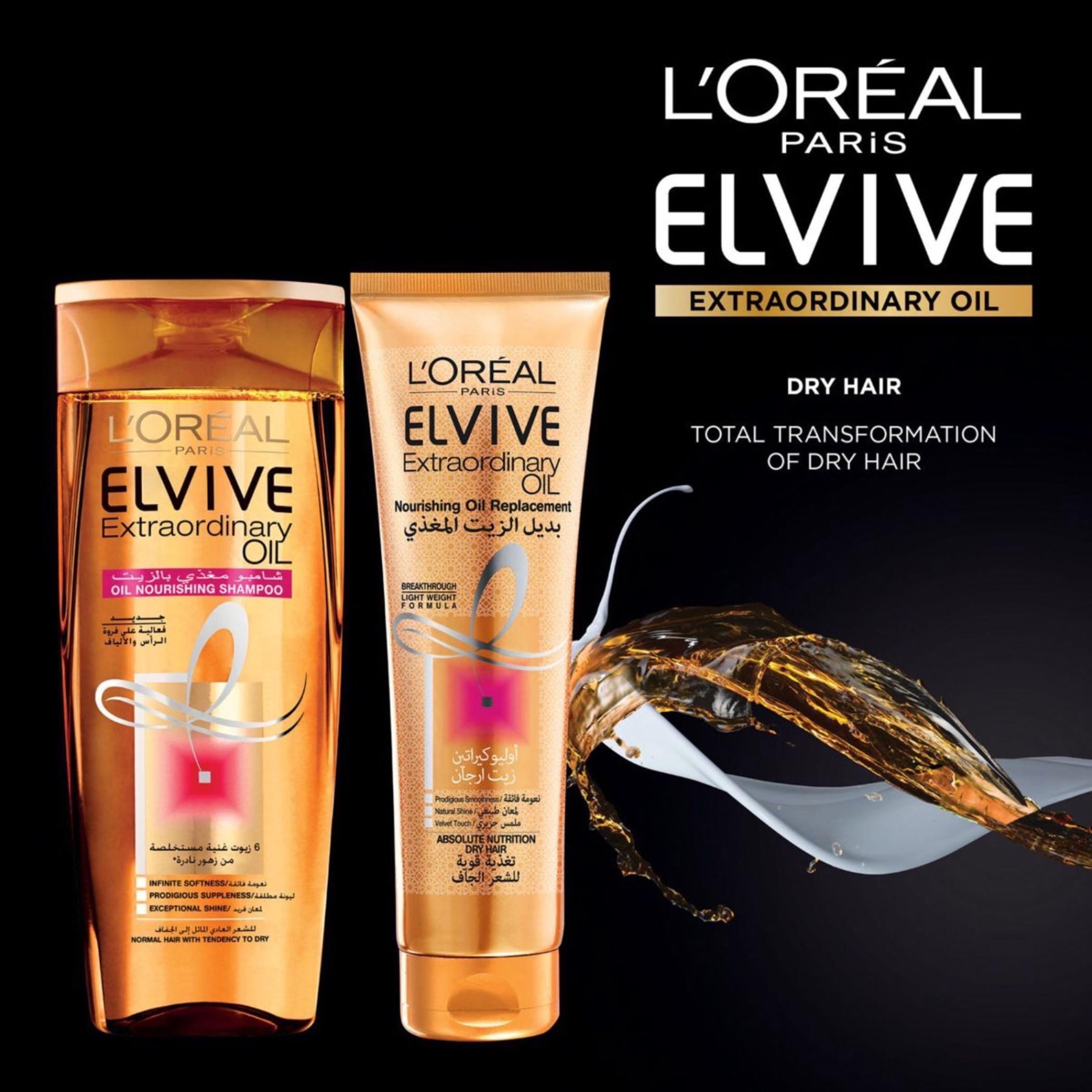 L'Oreal Paris Elvive Extraordinary Oil Shampoo for Dry Hair - 600 ml-beautyandpersonalcare-hair-haircare-shampoos-image-3
