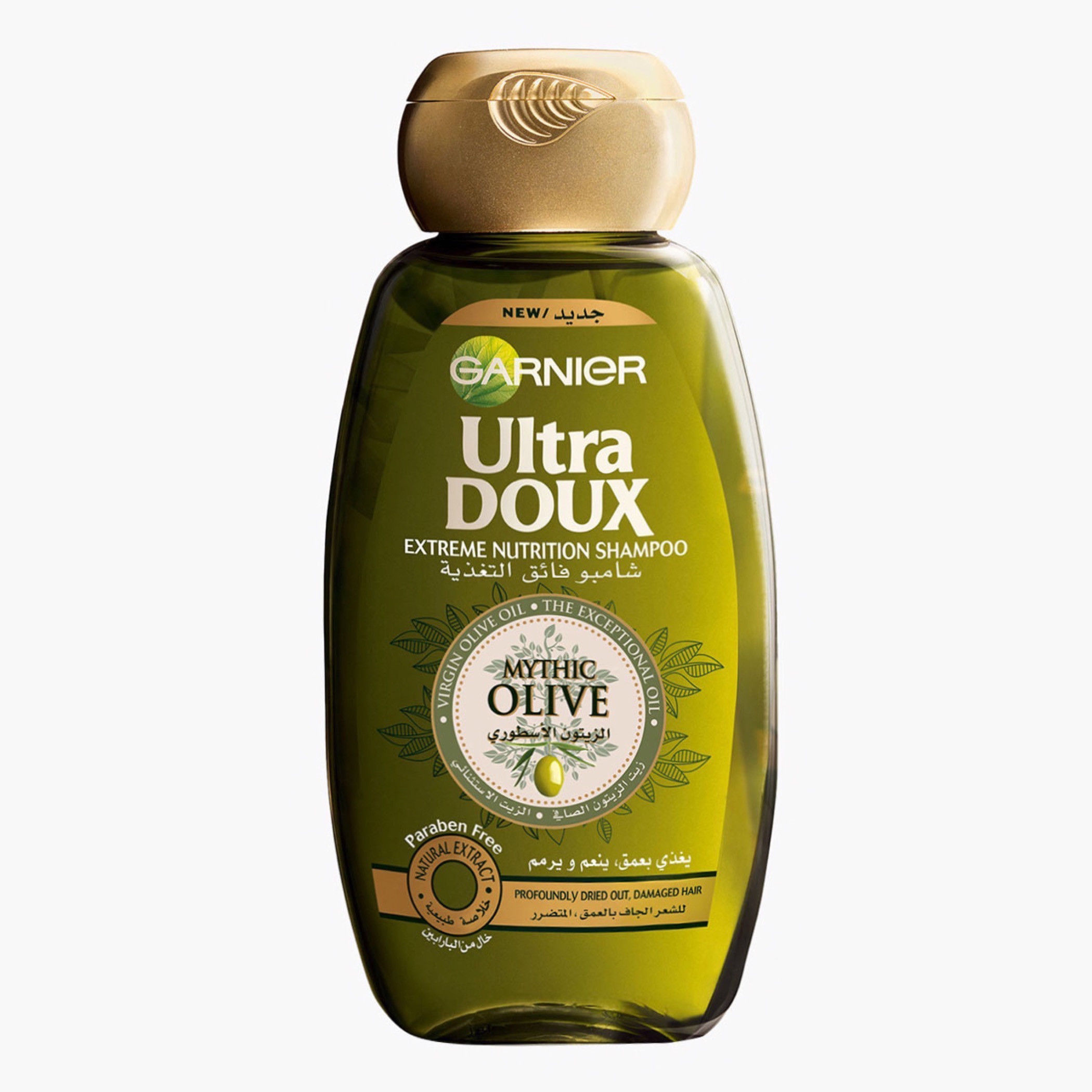 شامبو مغذي بالزيتون من غارنييه الترا دو - 400 مل-beautyandpersonalcare-hair-haircare-shampoos-image-1