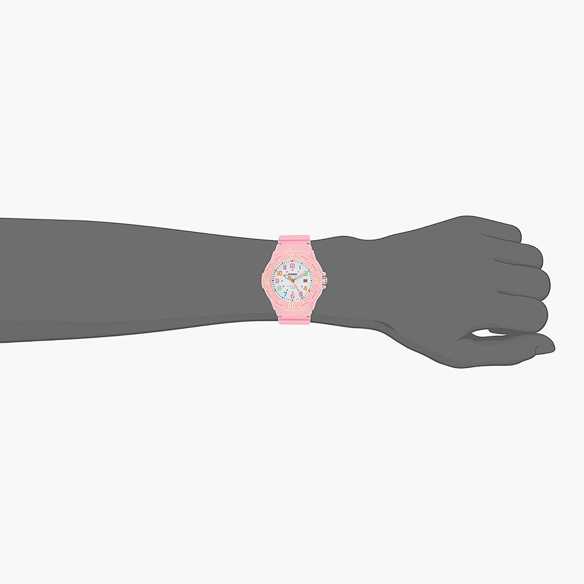 Casio Women Pink Analog Resin Strap Watch - LRW-200H-4B2VDF-women-watchesandjewellery-watches-image-2