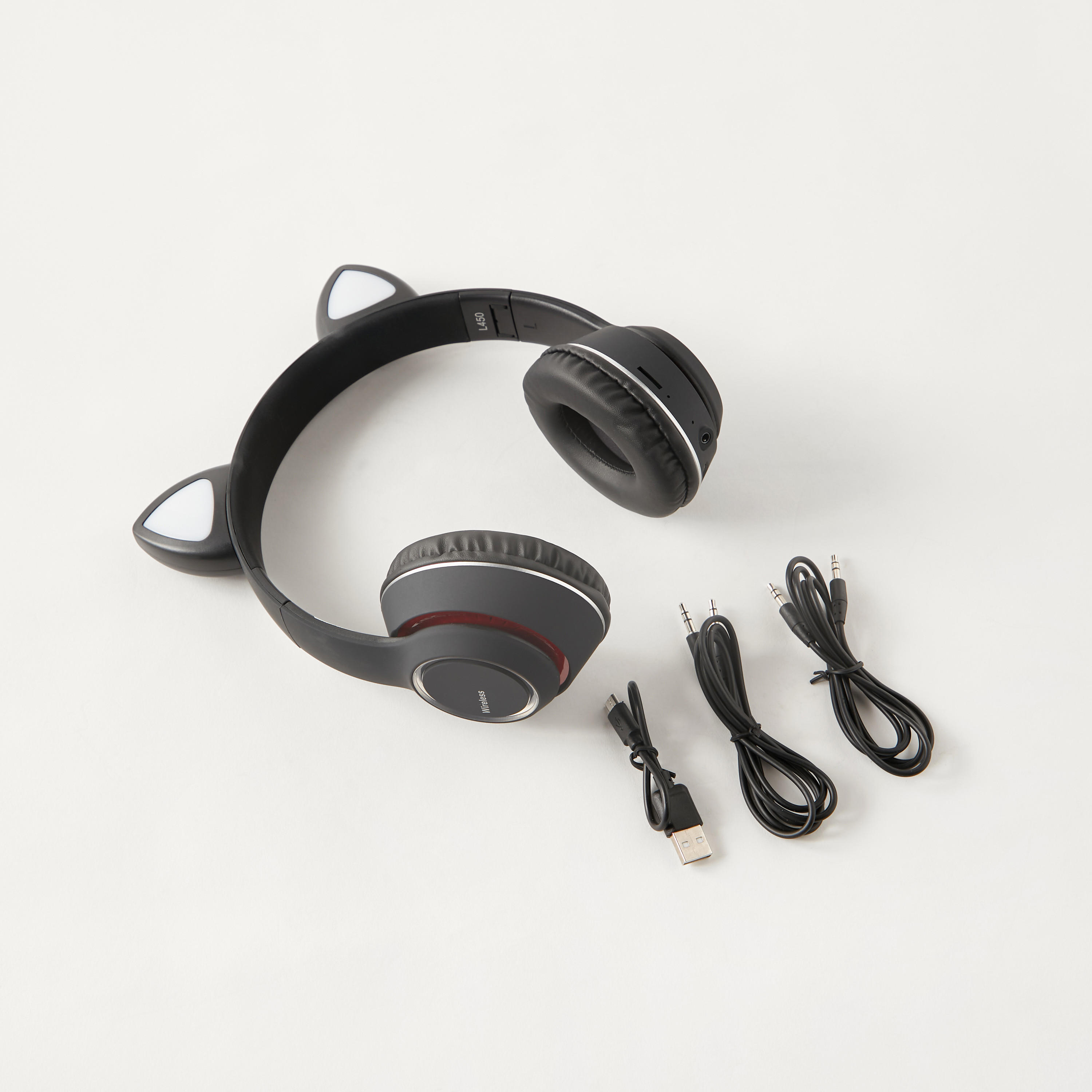 Findz Cat Bluetooth Headphones with Light-electronics-accessories-image-1