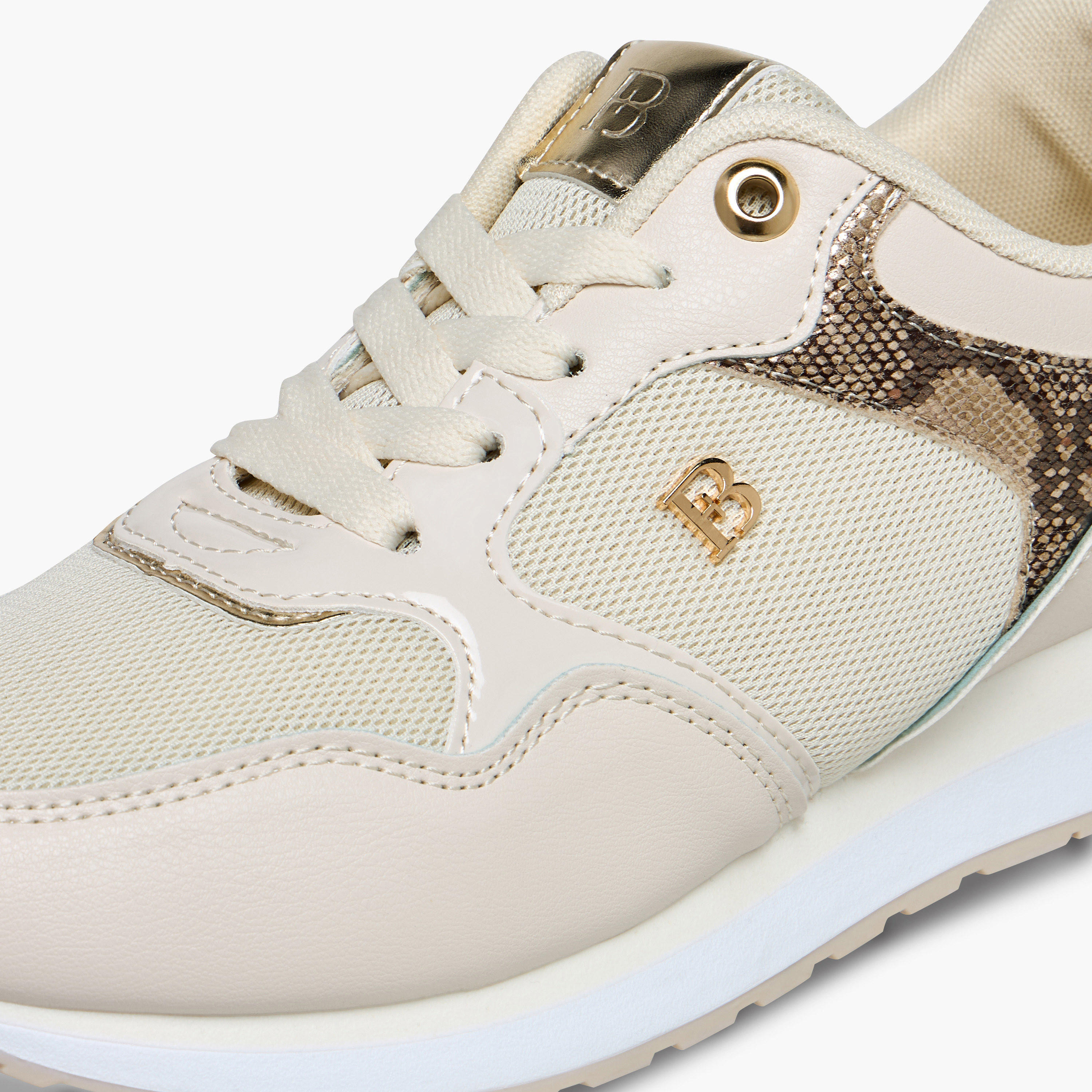 Flora Bella Panelled Lace-Up Sneakers with Pull Tab-women-shoes-sneakers-image-4