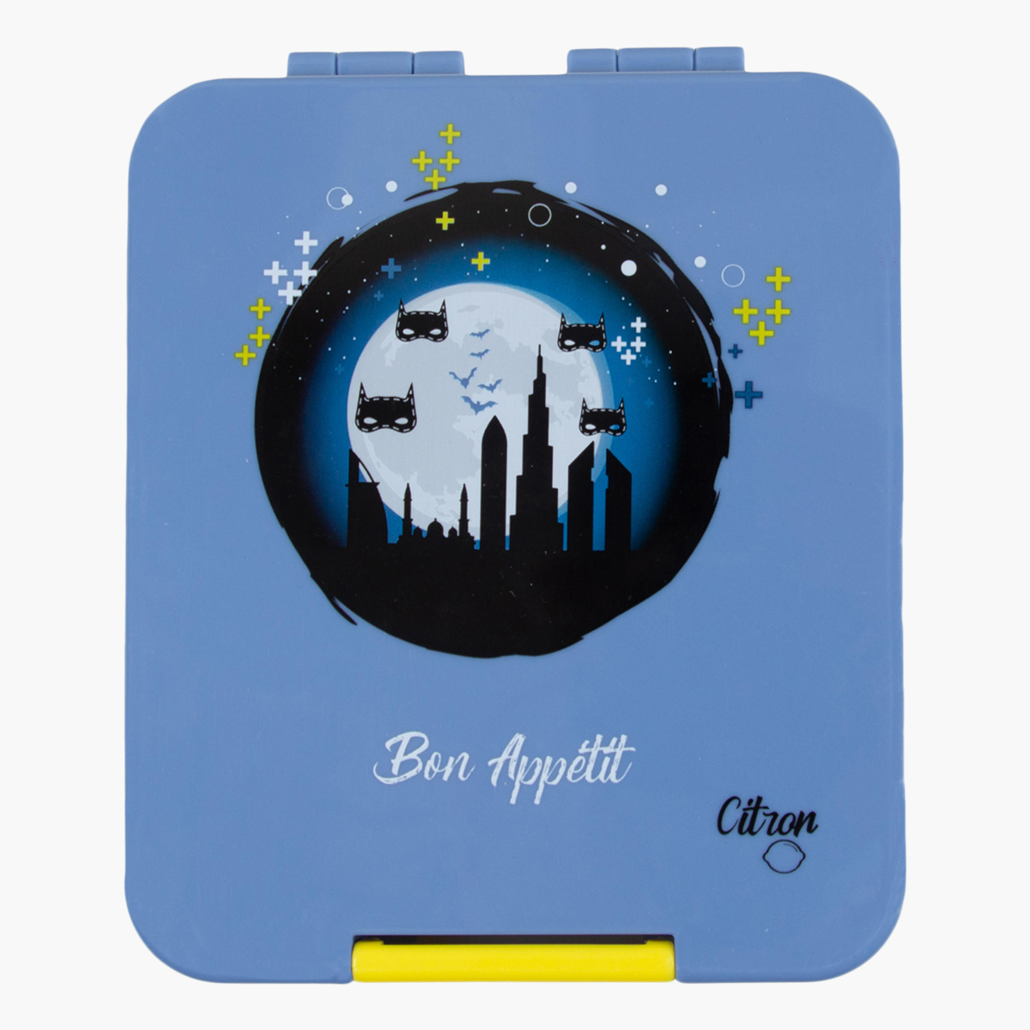 Citron Batman Print Snack Box-school-lunchessentials-lunchboxes-image-1