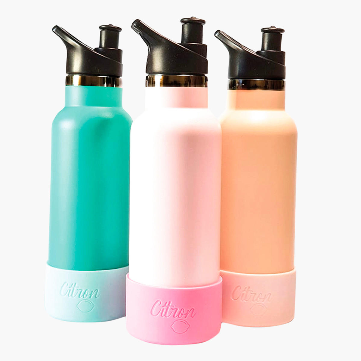 Citron Solid Double Insulated Water Bottle - 500 ml-school-waterbottles-image-3