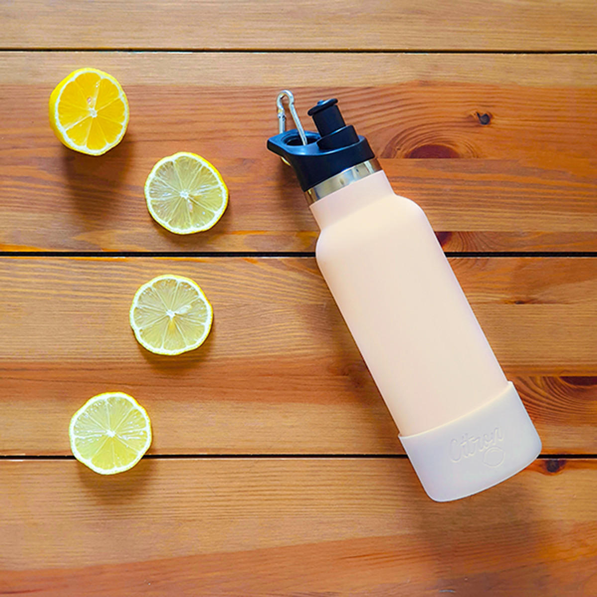 Citron Solid Double Insulated Water Bottle - 500 ml-school-waterbottles-image-7