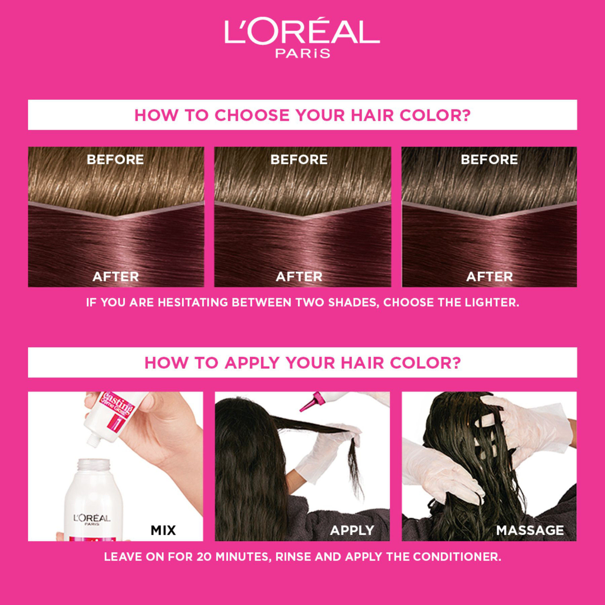 صبغة شعر بلون أوبورن 426 كاستينج كريم جلوس من لوريال باريس-beautyandpersonalcare-hair-hairstyling-haircolours-image-3