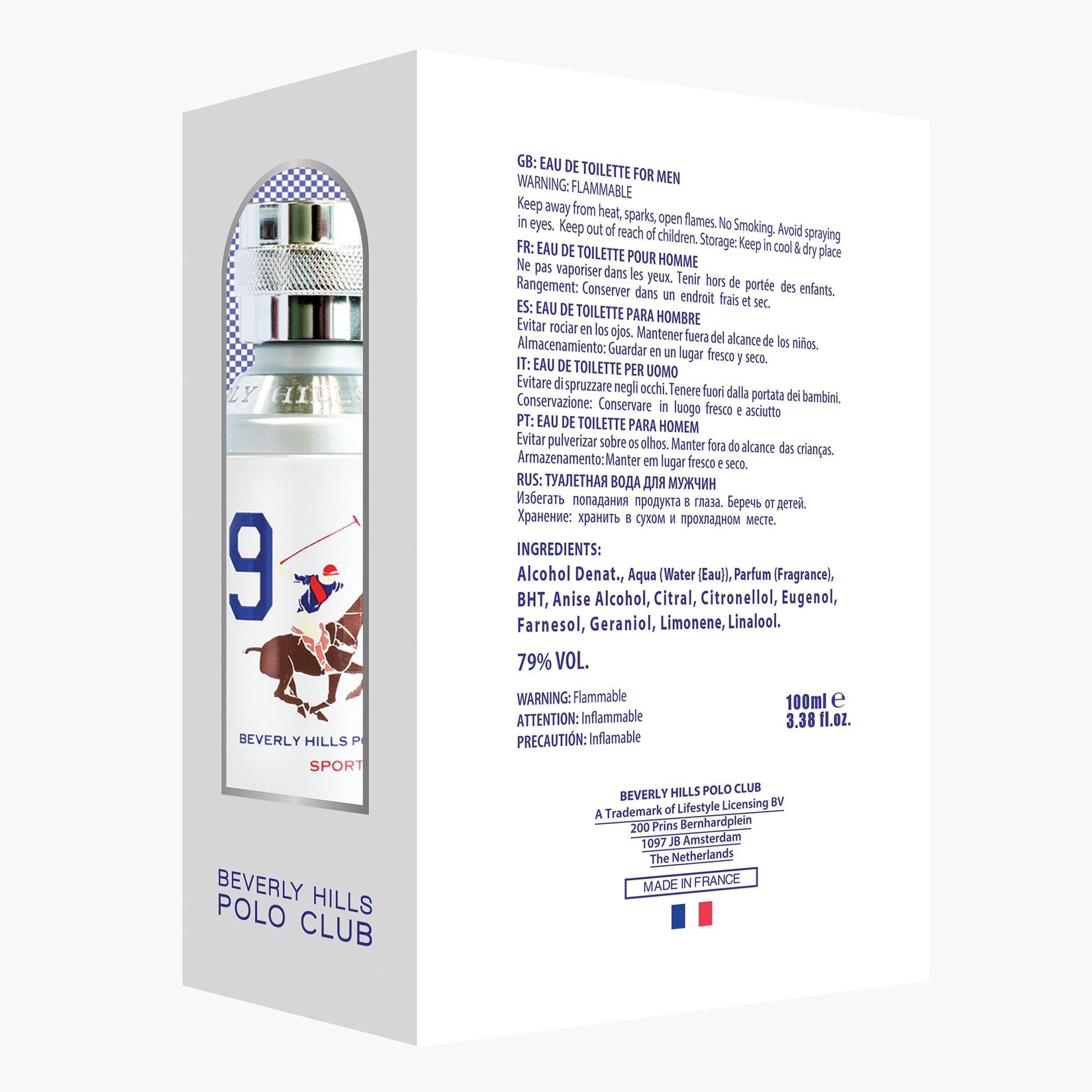 Beverly Hills Polo Club Sports Men Nine - 100 ml-beautyandpersonalcare-fragrance-men-image-3
