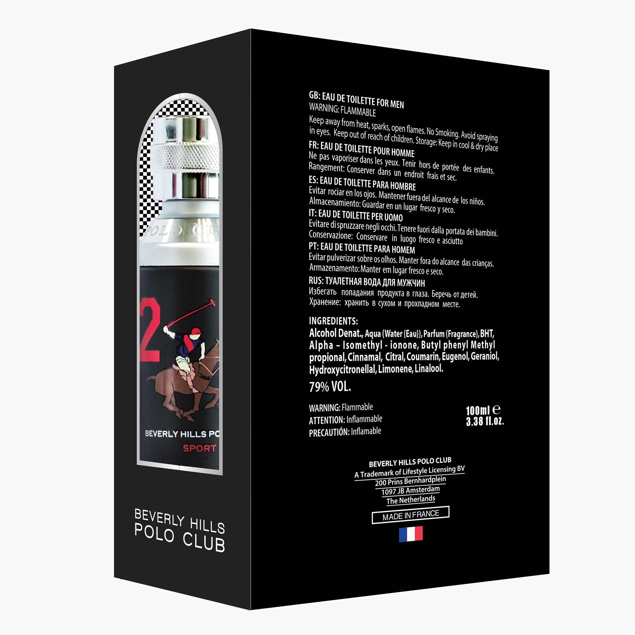 Beverly Hills Polo Club Sports 2 Eau de Toilette for Men - 100 ml-beautyandpersonalcare-fragrance-men-image-3