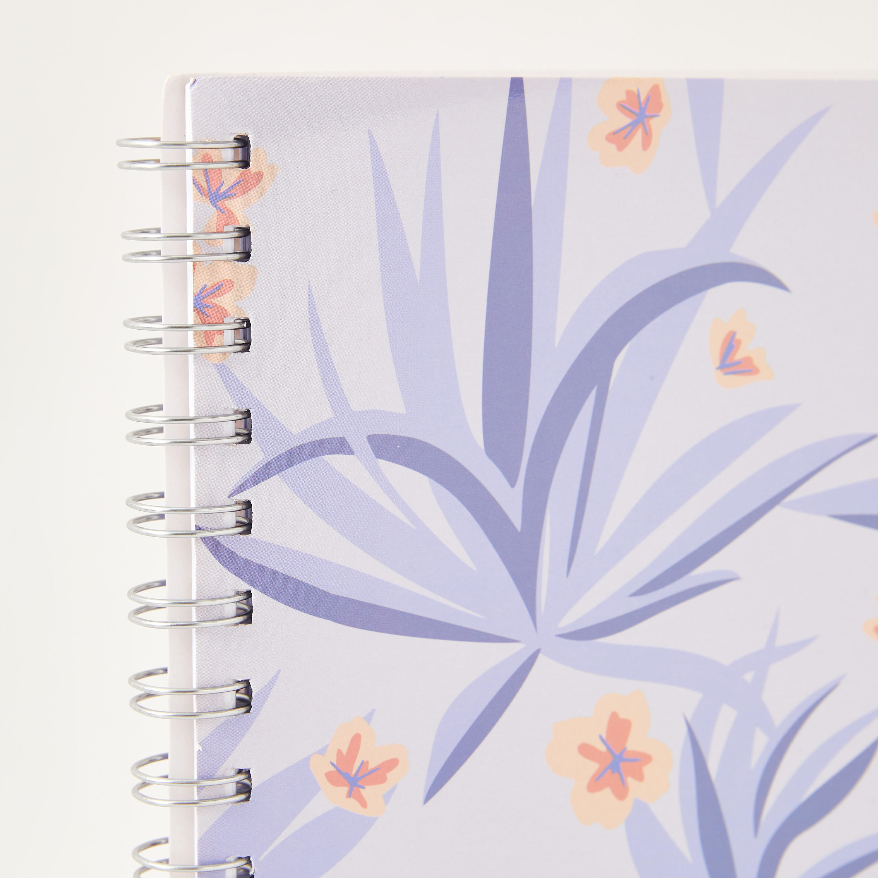 Syloon Floral Print A5 Spiral Notebook - 21x14 cms-school-stationery-notebooks-image-2