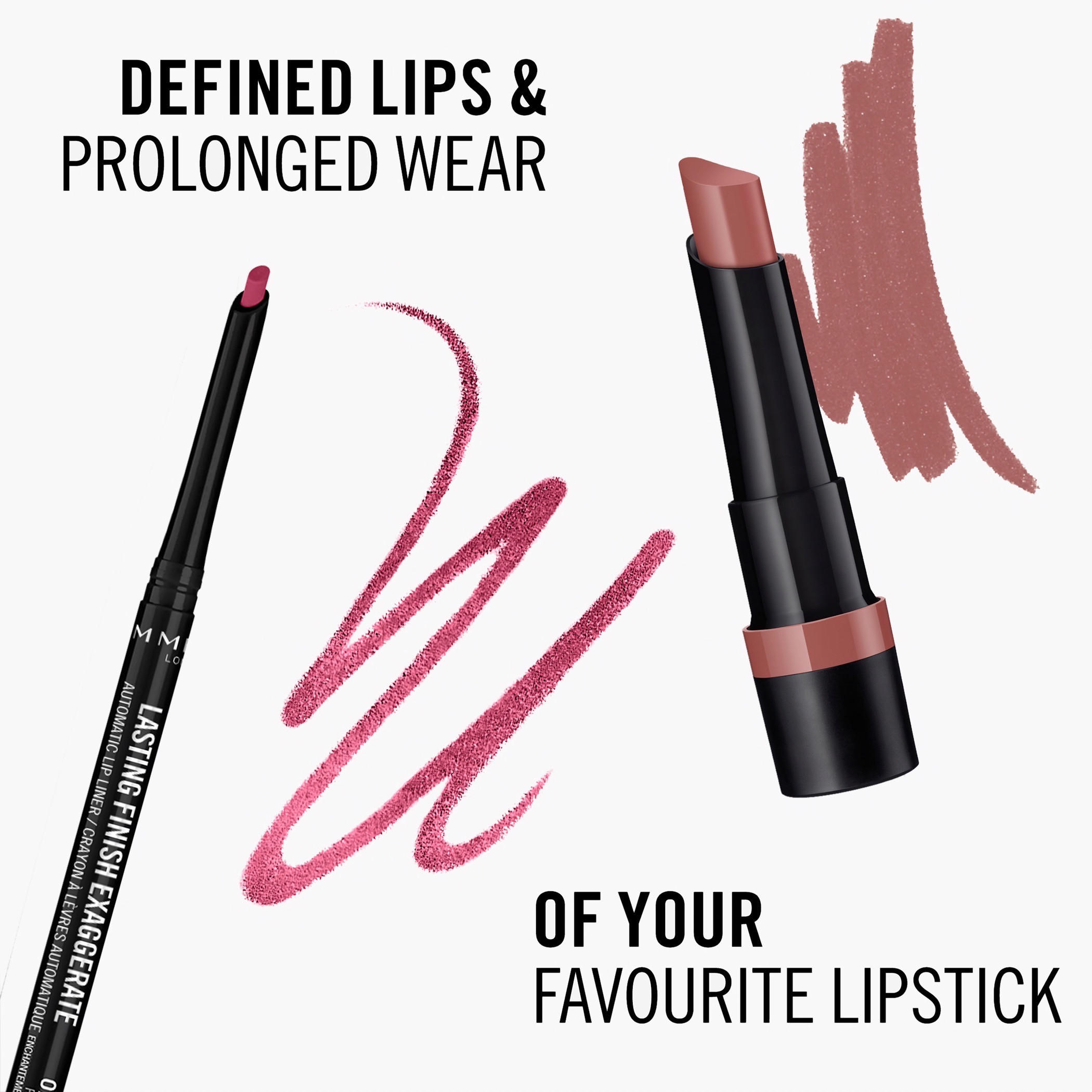 قلم شفاه لاستينج فينيش إكزاجيريت أوتوماتيك من ريميل - 0.25 جم-beautyandpersonalcare-makeup-lips-lipliners-image-8