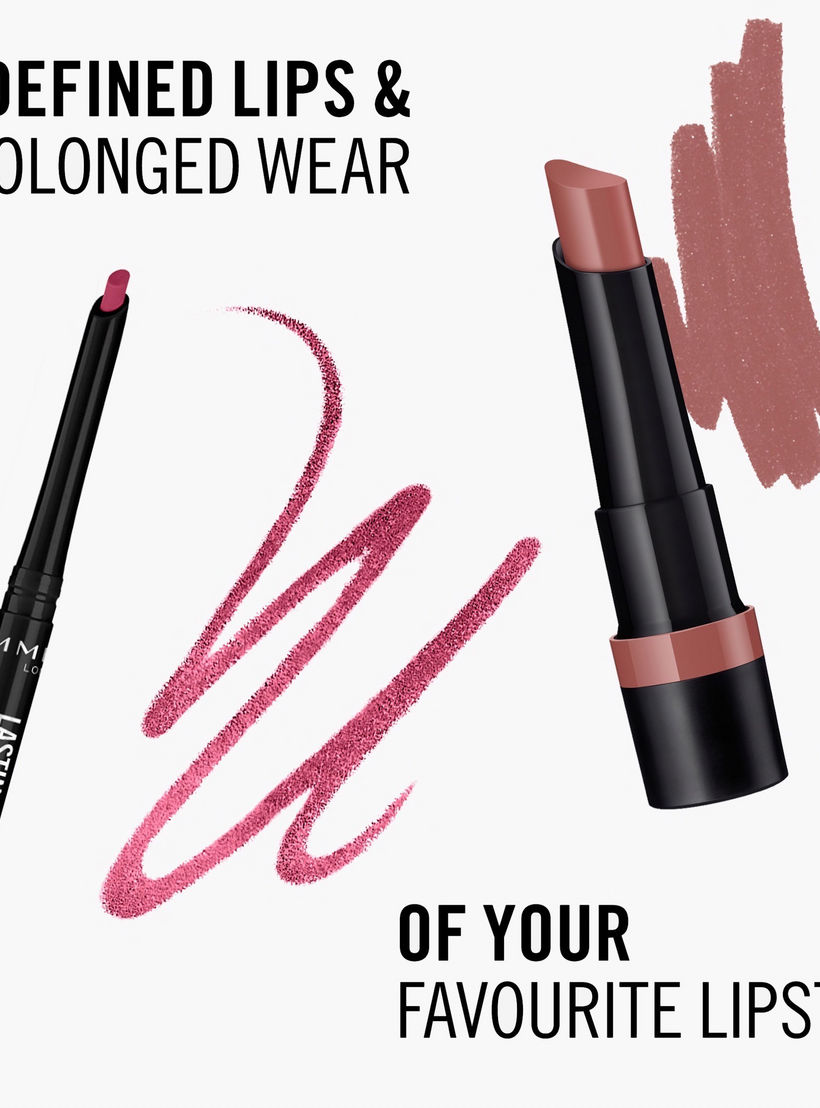 قلم شفاه لاستينج فينيش إكزاجيريت أوتوماتيك من ريميل - 0.25 جم-beautyandpersonalcare-makeup-lips-lipliners-image-8