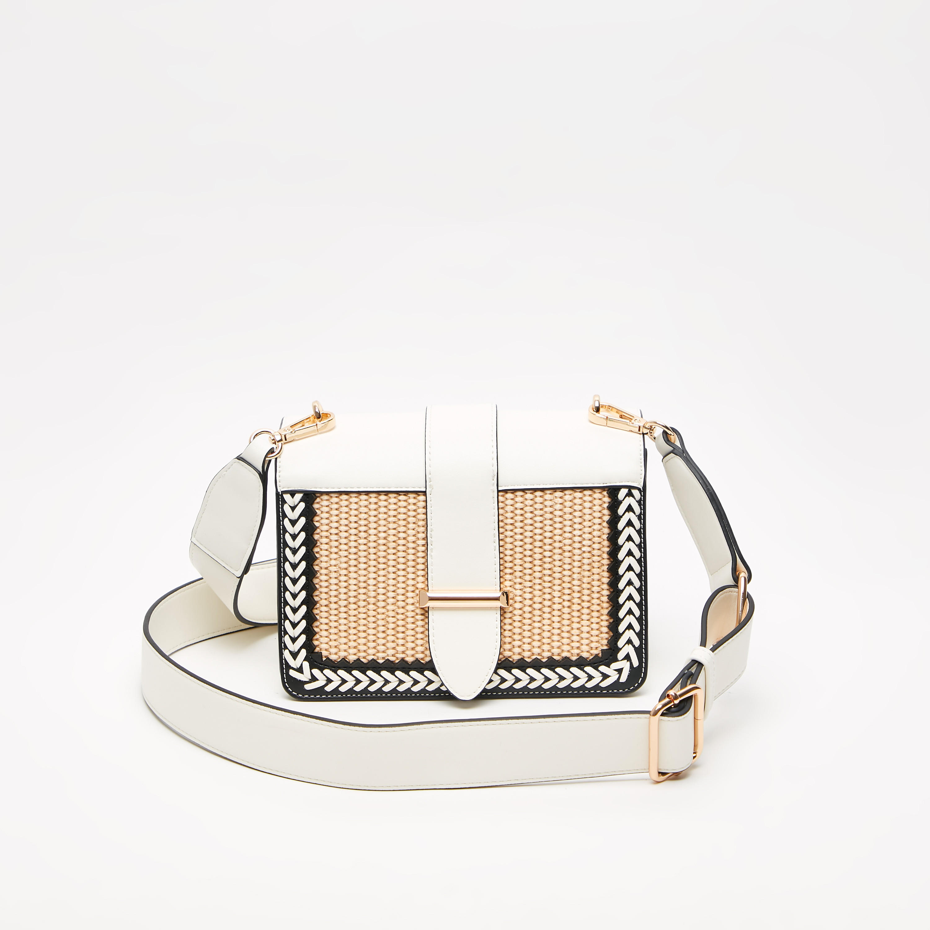 شنطة كروس بودي خوص بارز الملمس بحزام قابل للفصل من سيليست-women-bagsandwallets-handbags-image-1
