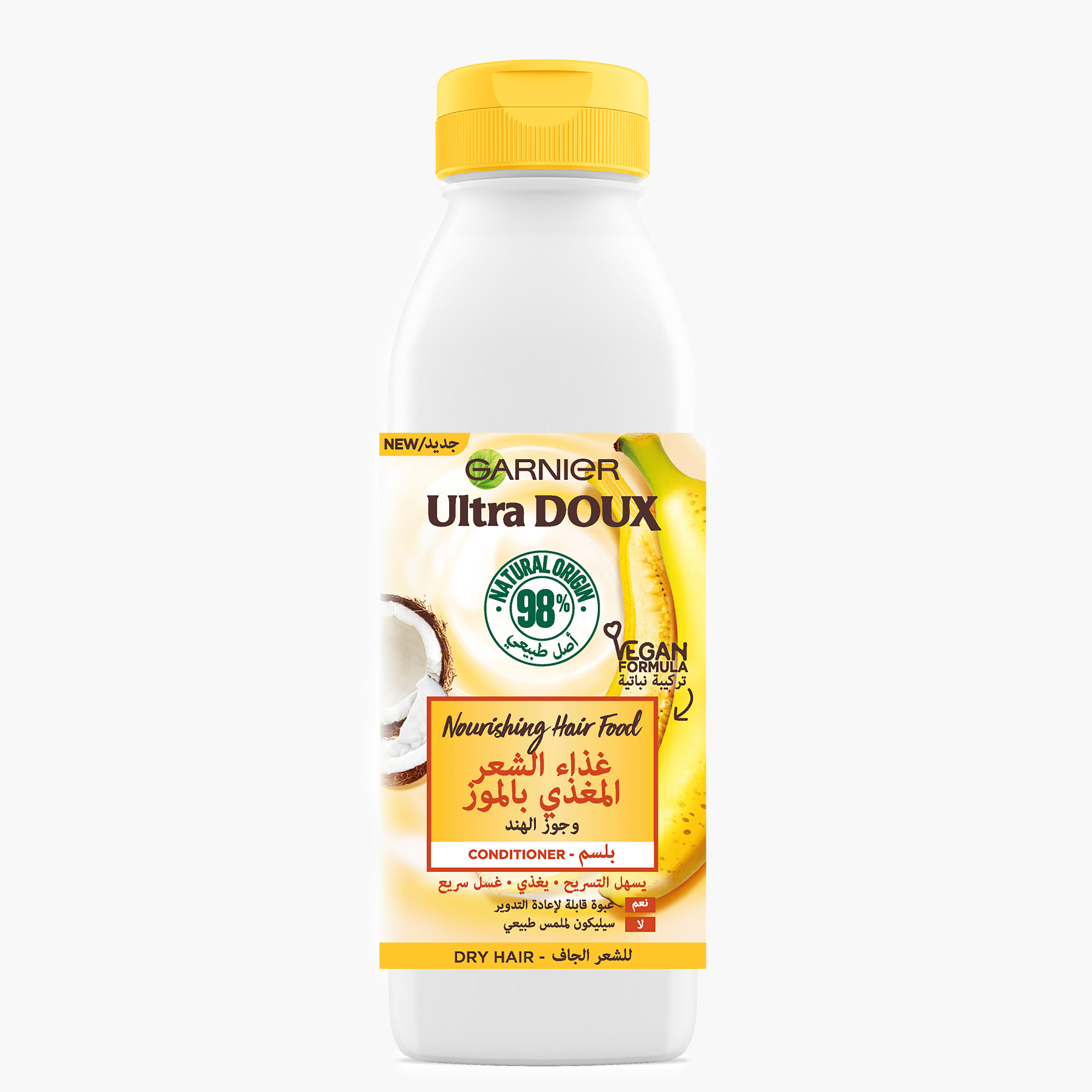 Garnier Ultra Doux Nourishing Banana Hair Food Conditioner - 350 ml-beautyandpersonalcare-hair-haircare-conditioners-image-1