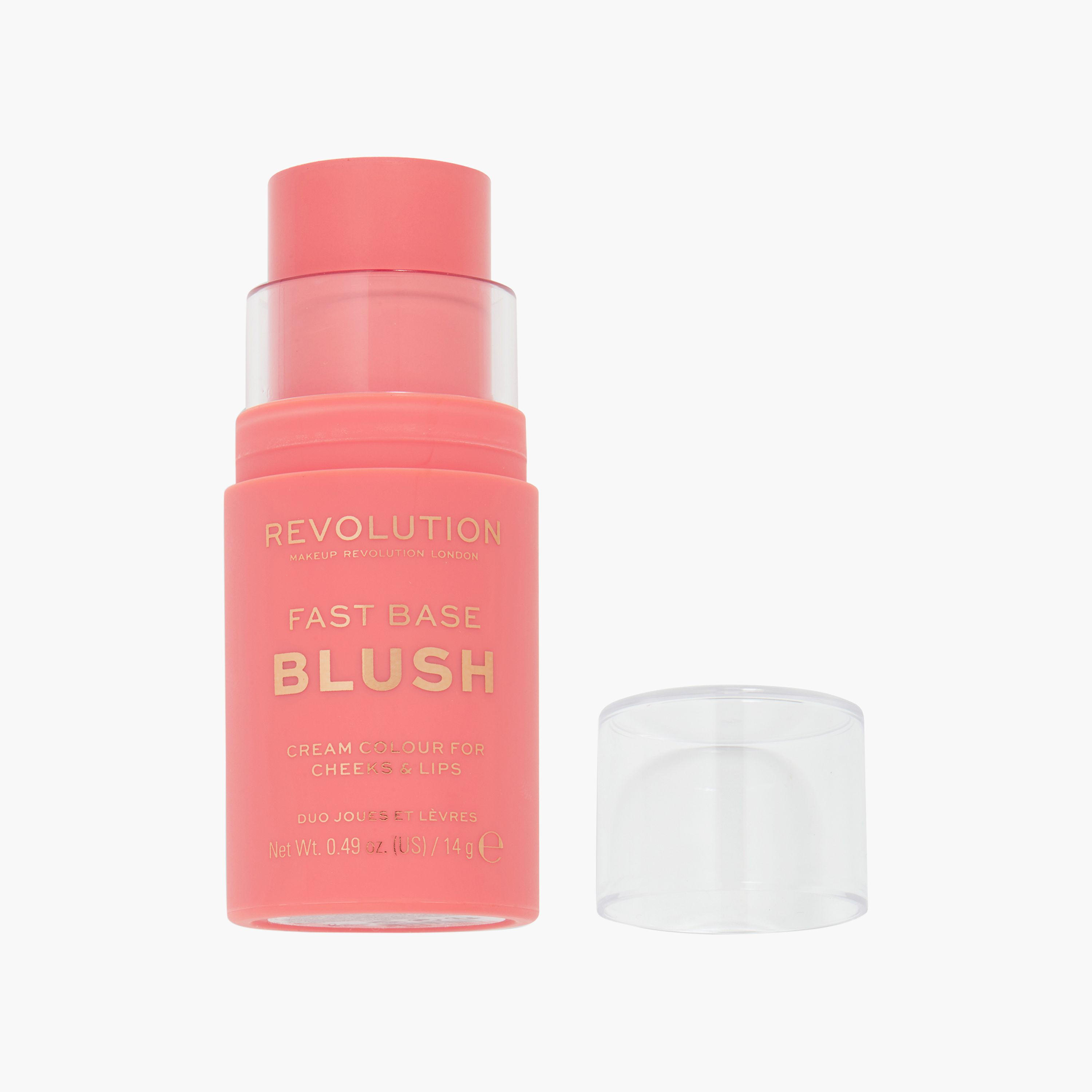 ستيك بلاش بقاعدة مسطحة من ميك آب ريفولوشن - 14 جم-beautyandpersonalcare-makeup-face-blushes-image-1