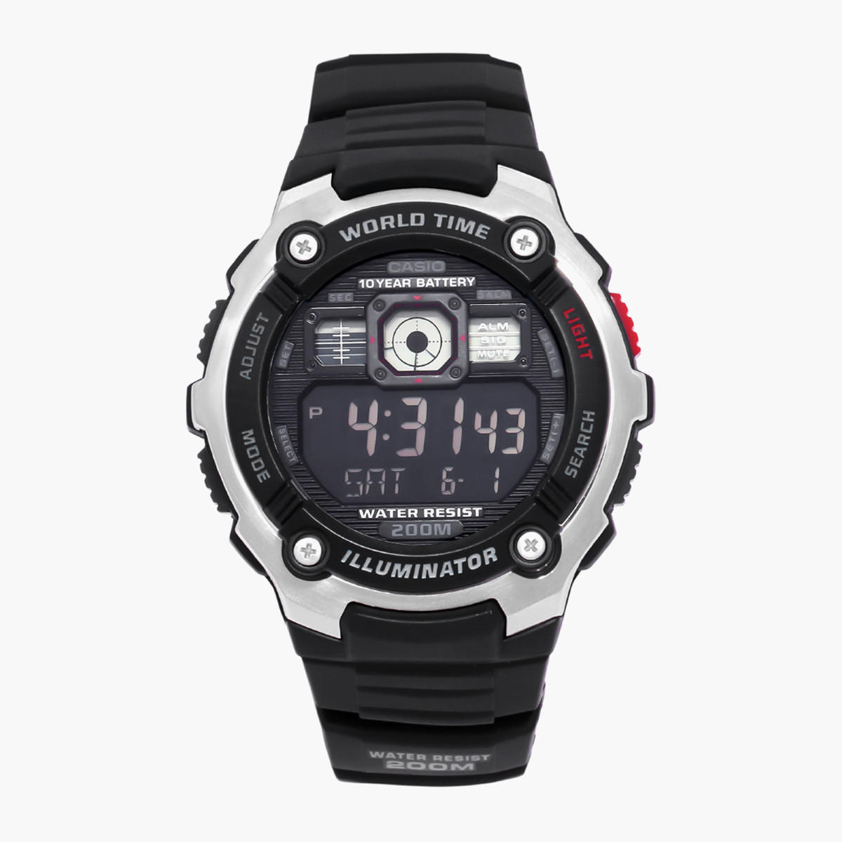 Casio Men's Black Digital Plastic Strap Watch -AE-2000W-1BVDF-men-watchesandjewellery-watches-image-1