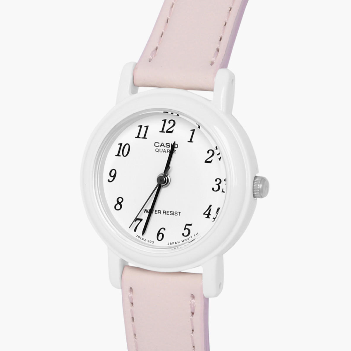 Casio Women's Pink Analog Leather Strap Watch -LQ-139L-4B2DF-women-watchesandjewellery-watches-image-3