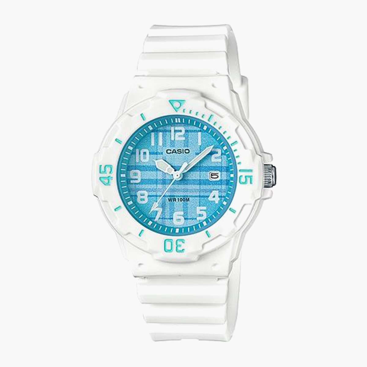 Casio Women's White Analog Resin Strap Watch -LRW-200H-2CVDF-women-watchesandjewellery-watches-image-1