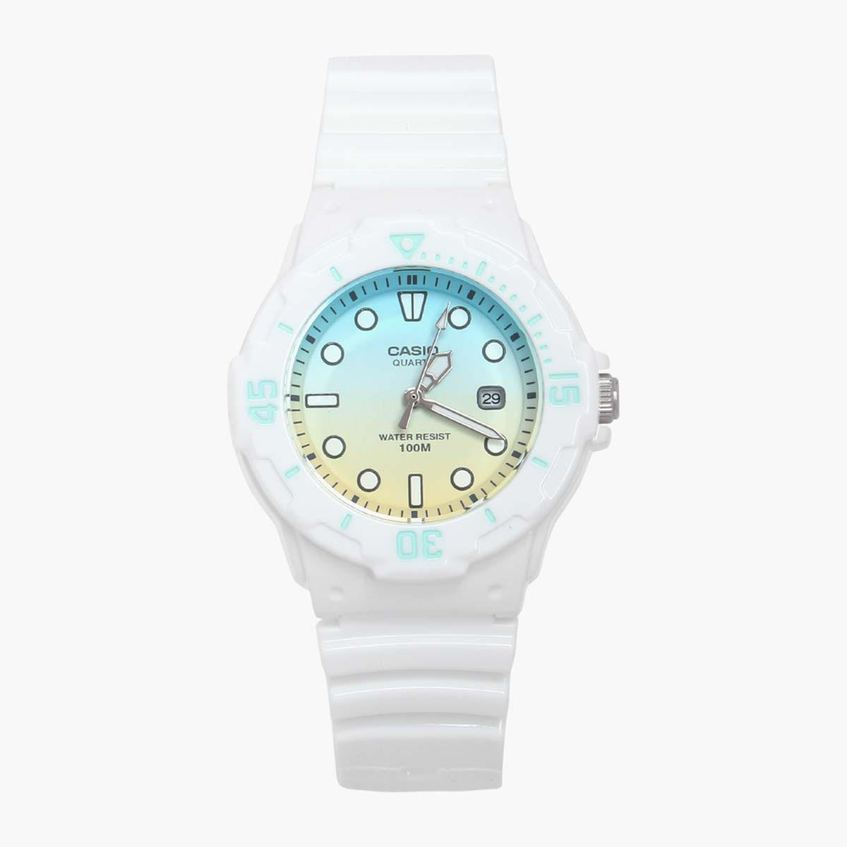 Casio Women's White Analog Plastic Strap Watch -LRW-200H-2E2VDR-women-watchesandjewellery-watches-image-1